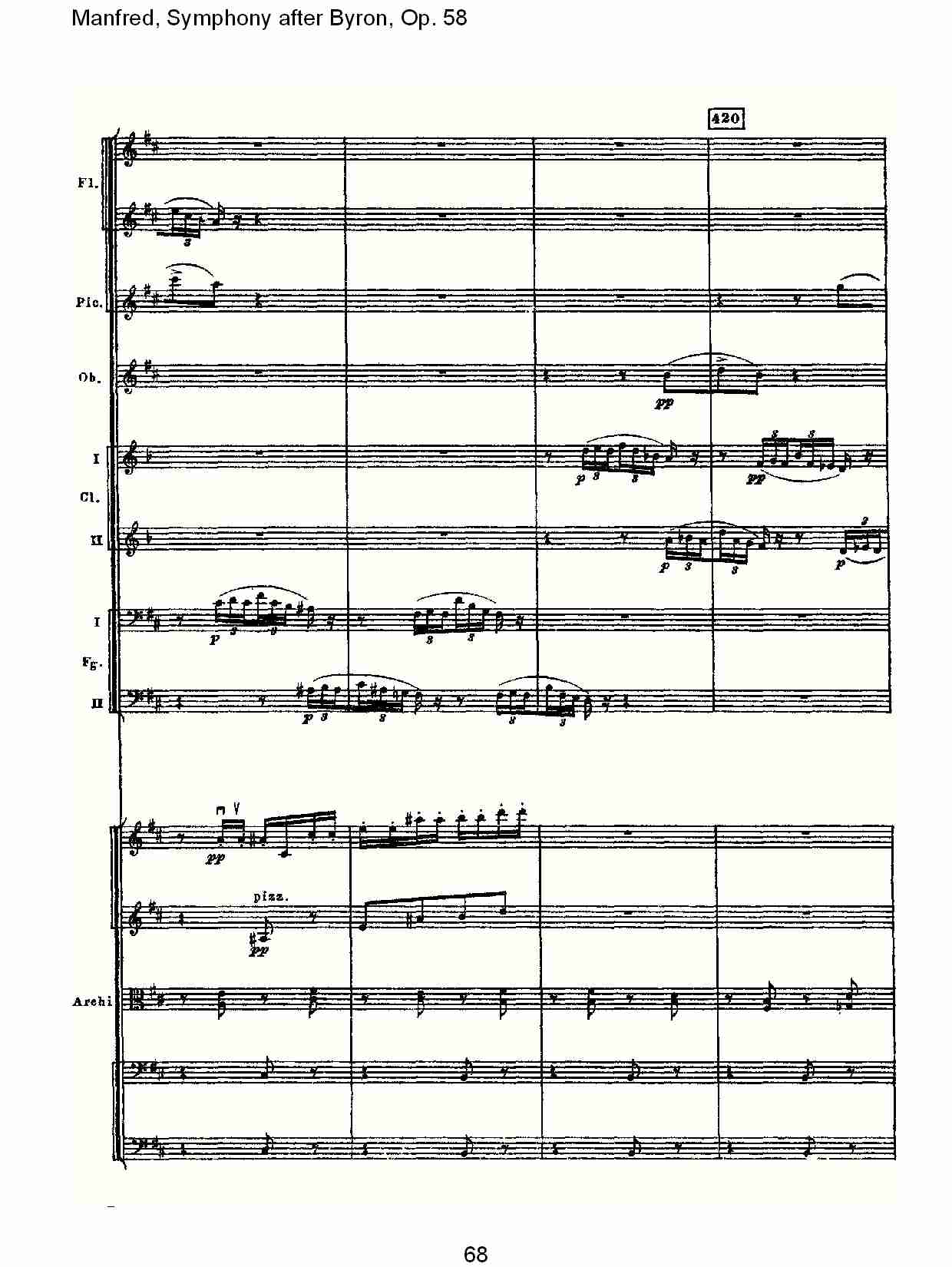 Manfred, Symphony after Byron, Op.58第二乐章（十四）