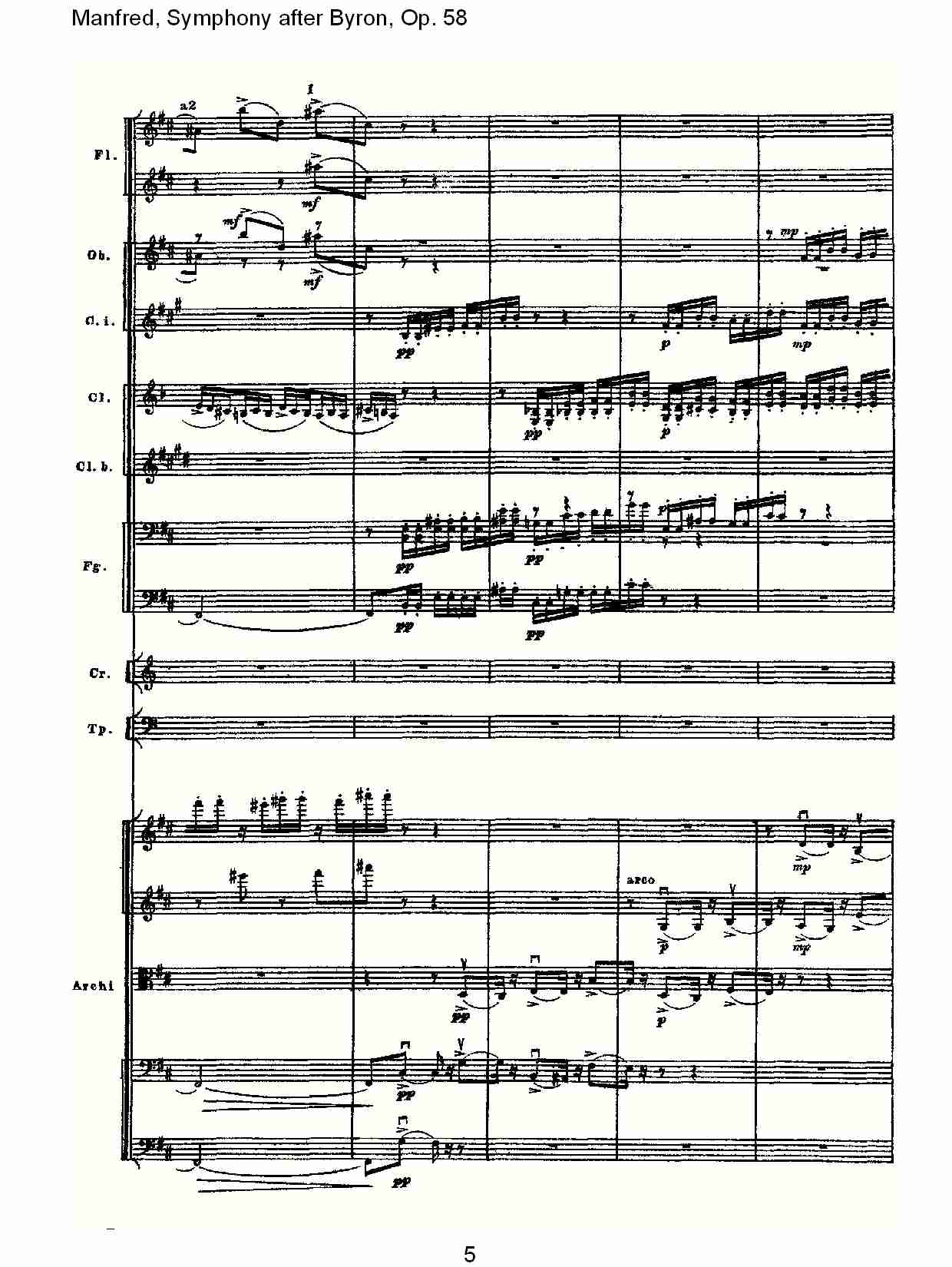 Manfred, Symphony after Byron, Op.58第二乐章（一）
