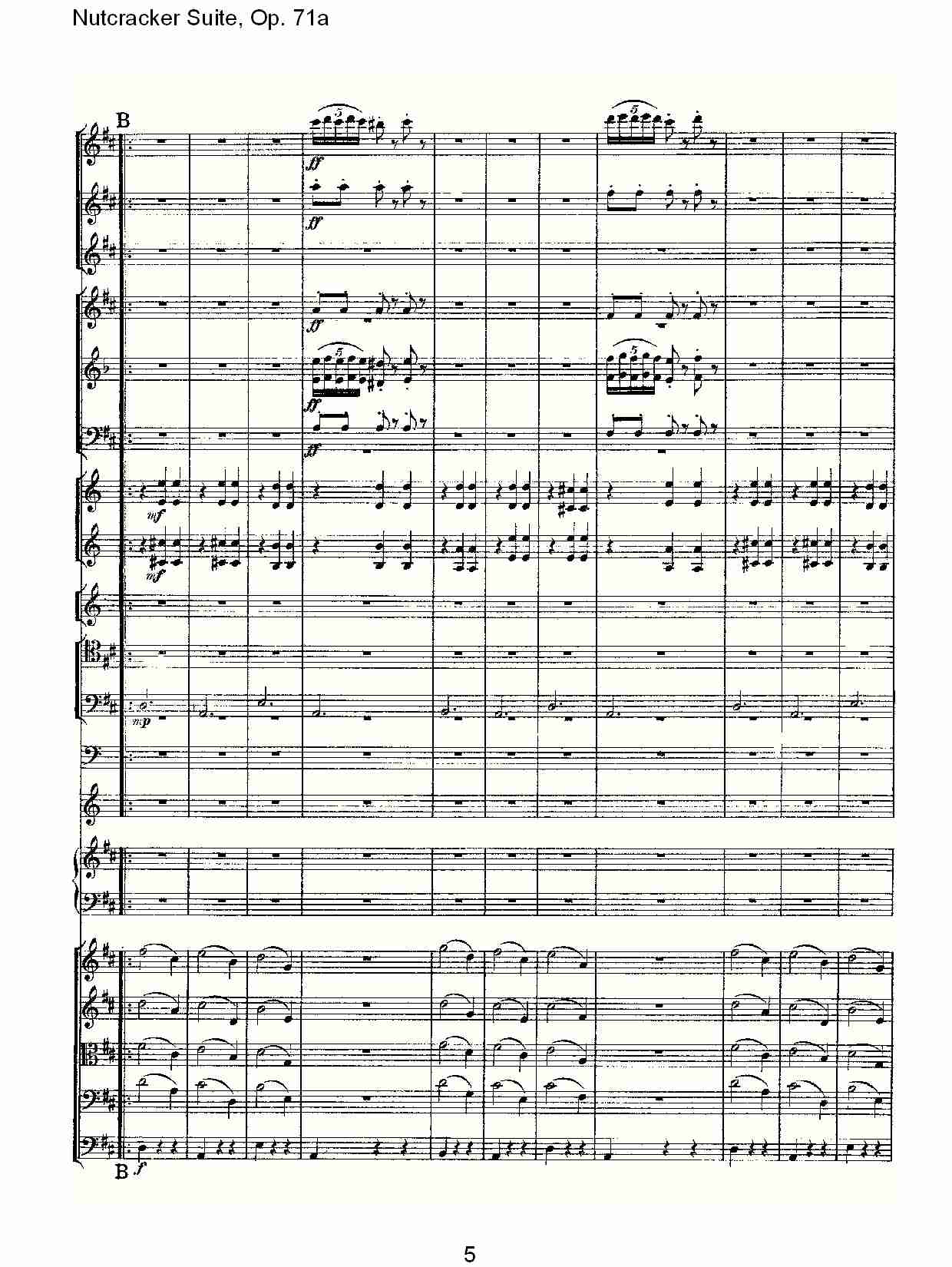 Nutcracker Suite, Op.71a   胡桃铗套曲，Op.71a第八乐章（一）
