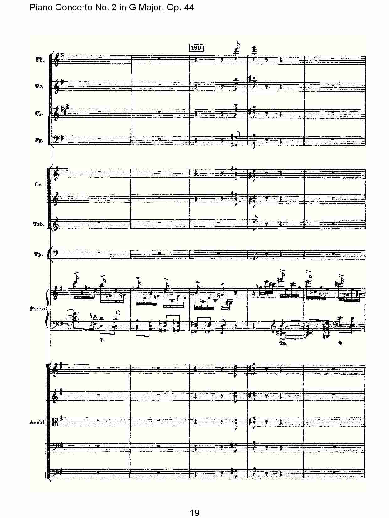 G大调第二钢琴协奏曲, Op.44第三乐章（四）