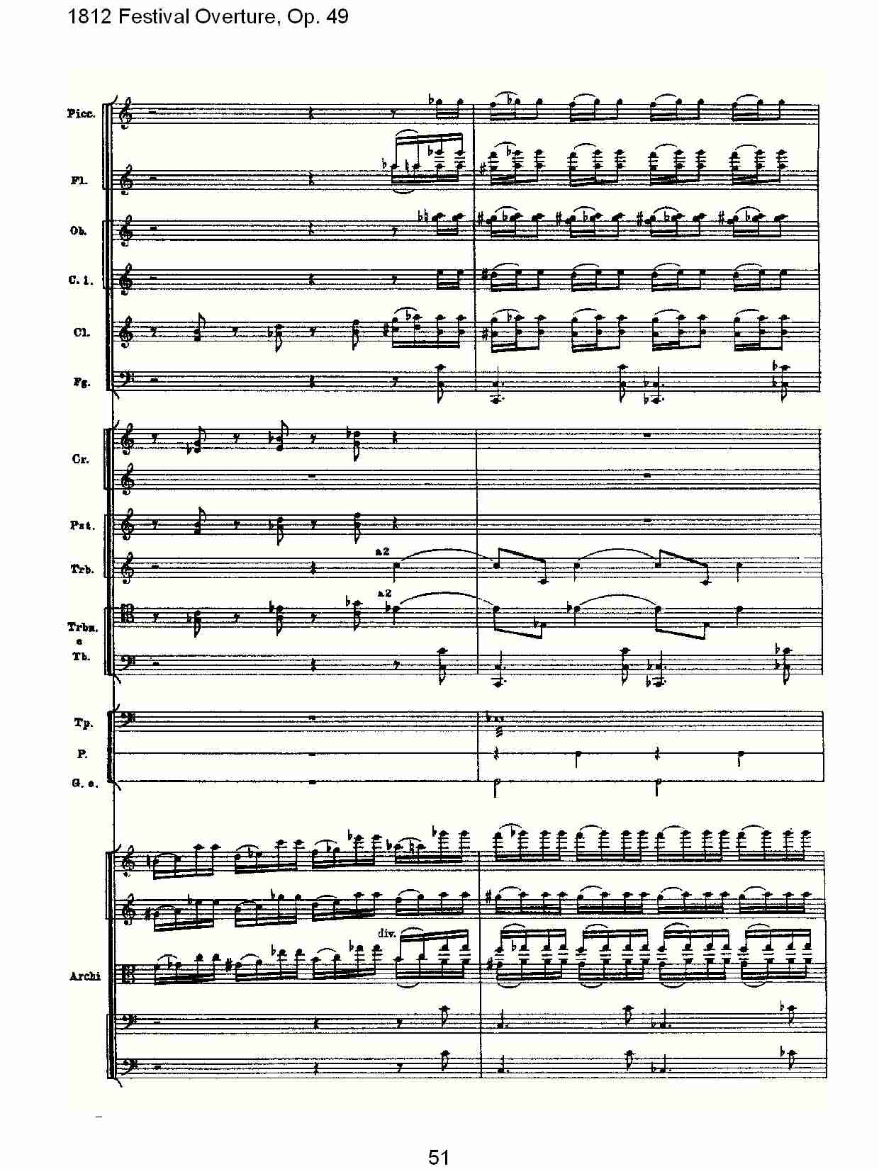 1812 Festival Overture,Op.49  1812欢庆序曲,Op.49（十一）