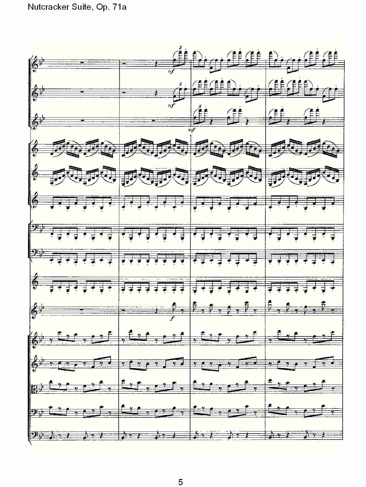 Nutcracker Suite, Op.71a   胡桃铗套曲，Op.71a第六乐章（一）