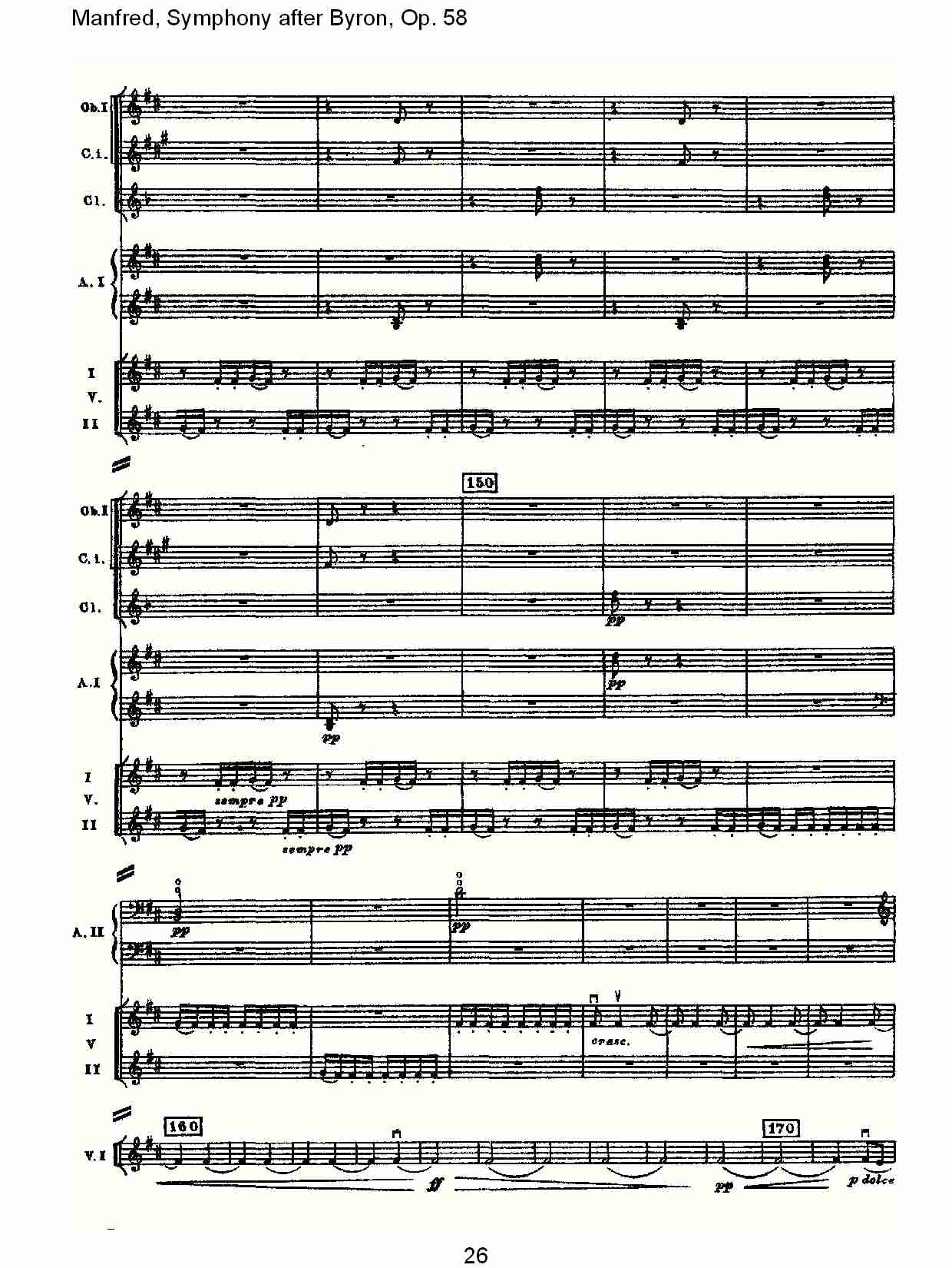 Manfred, Symphony after Byron, Op.58第二乐章（六）