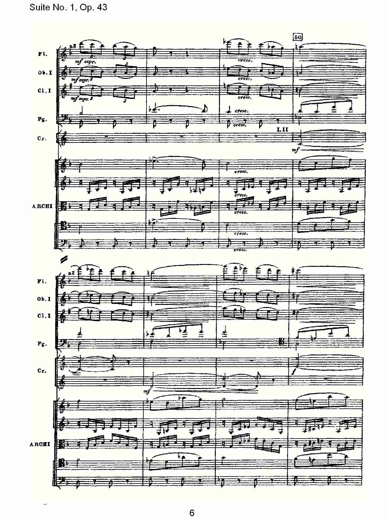 Suite No.1, Op.43   第一套曲,Op.43第三乐章（二）