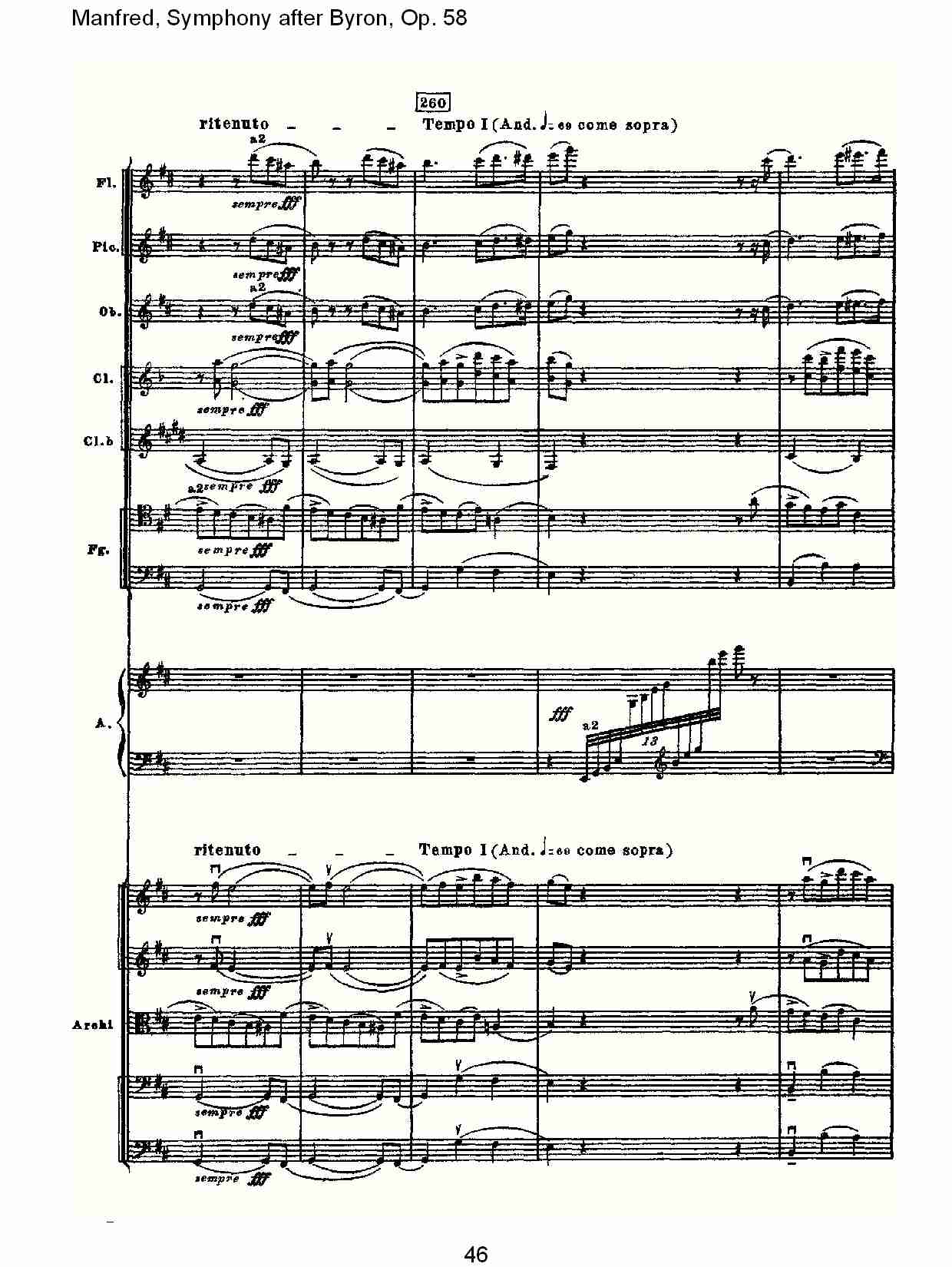 Manfred, Symphony after Byron, Op.58第一乐章（十）