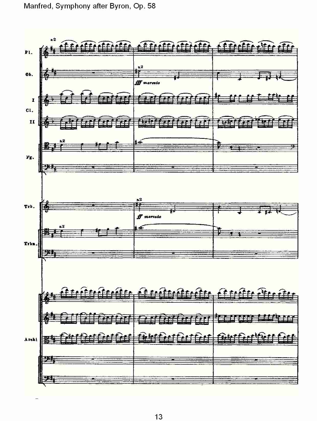Manfred, Symphony after Byron, Op.58第四乐章第一部（三）