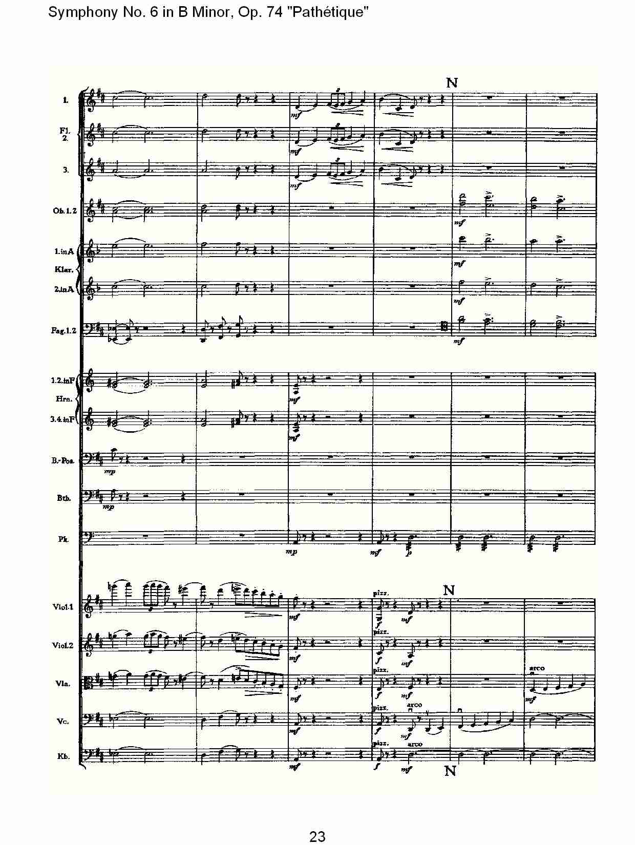 B小调第六交响曲,Op.74