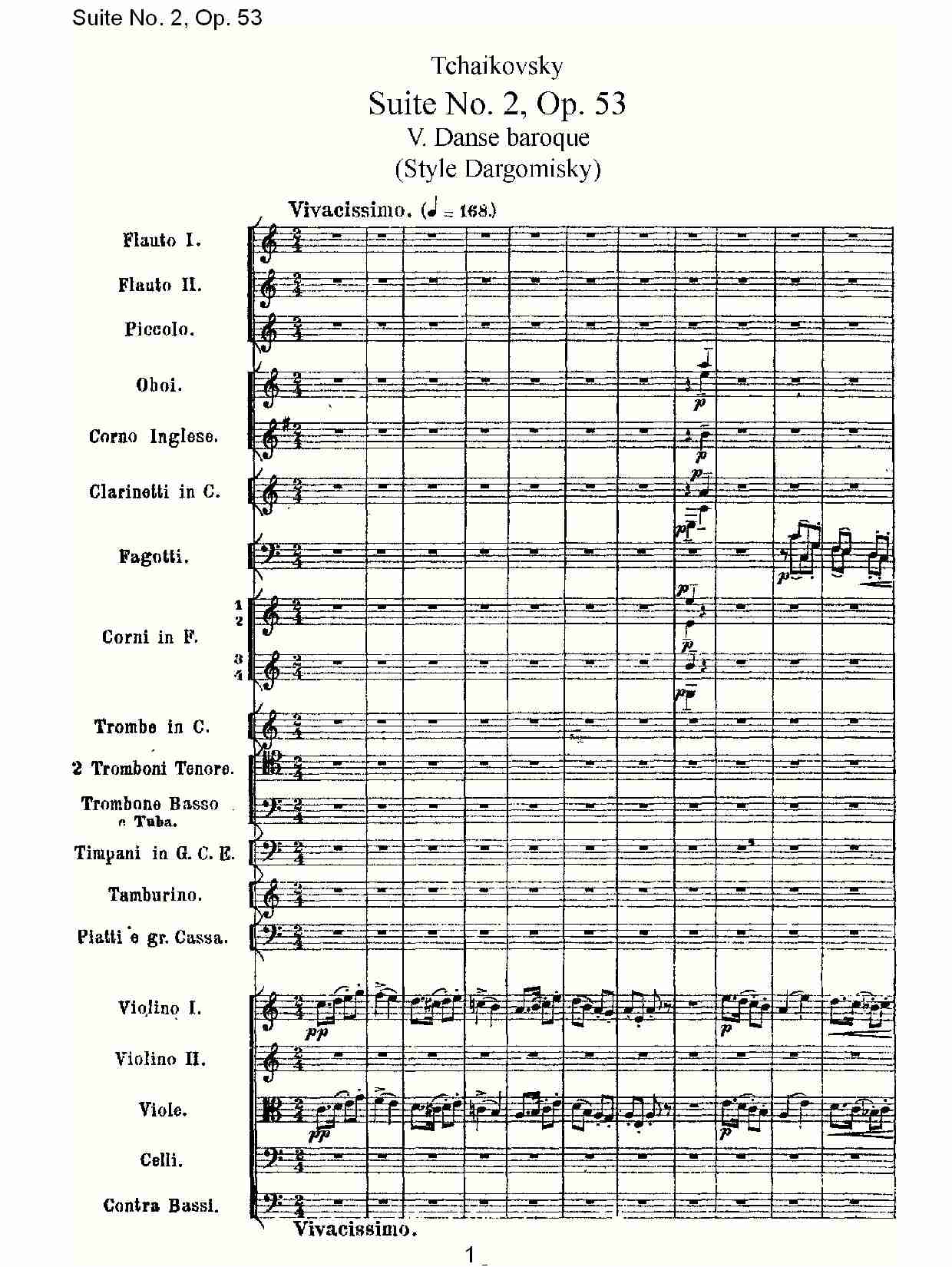Suite No. 2, Op.53  第二套曲,Op.53第五乐章（一）