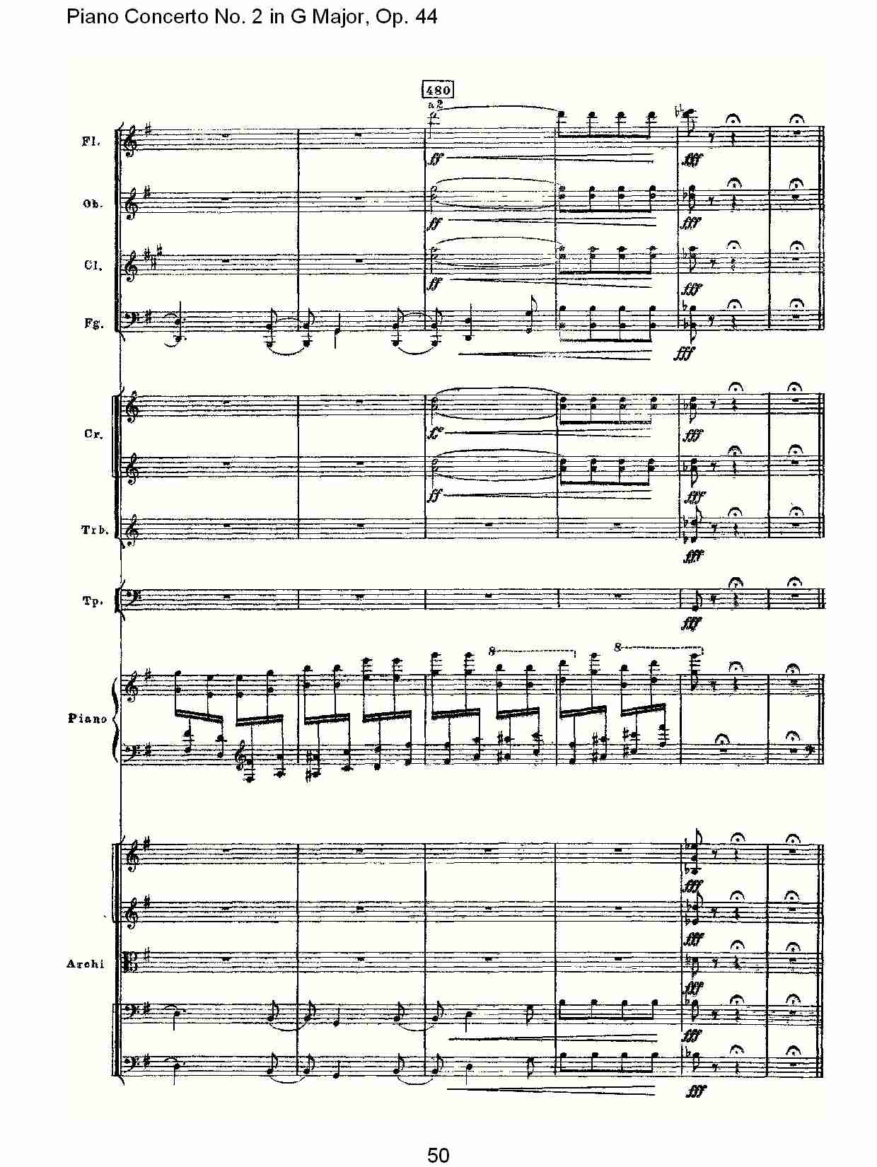 G大调第二钢琴协奏曲, Op.44第三乐章（十）