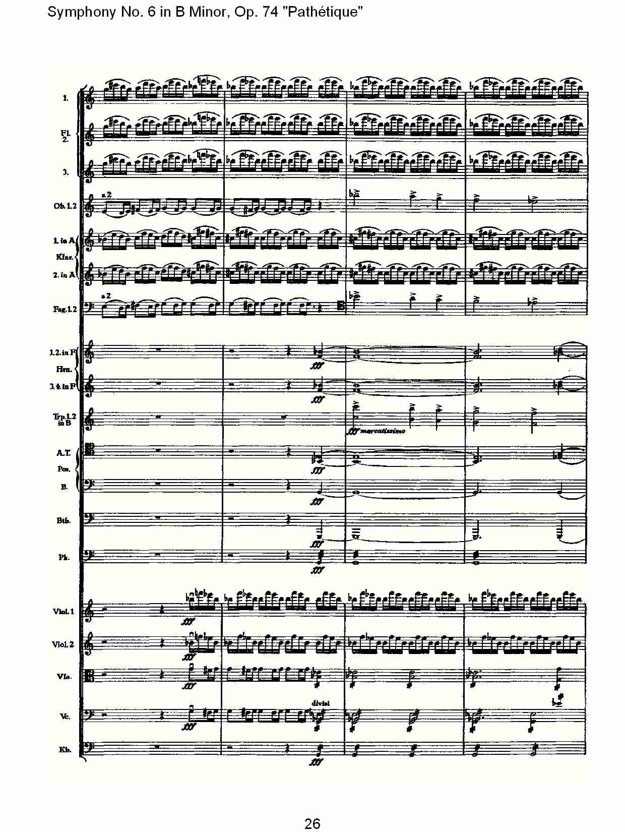 B小调第六交响曲,Op.74