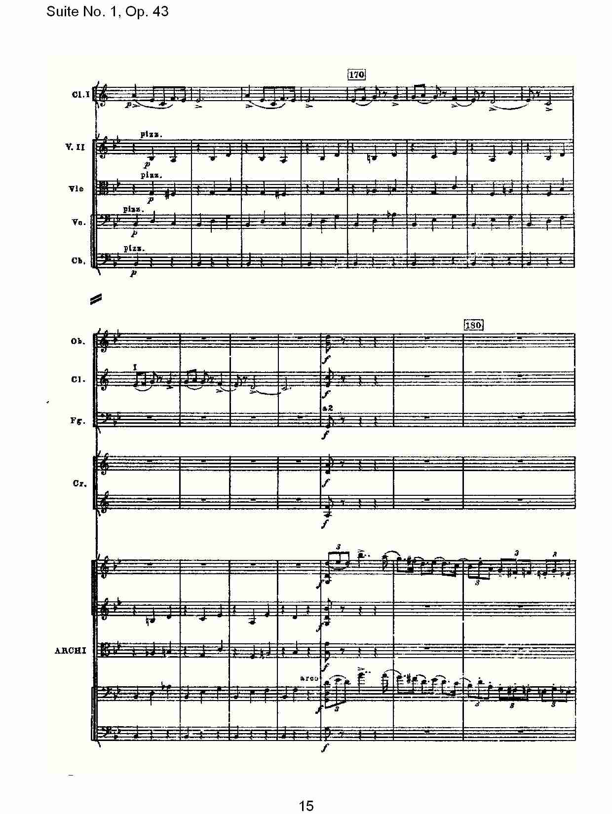 Suite No.1, Op.43   第一套曲,Op.43第二乐章（三）