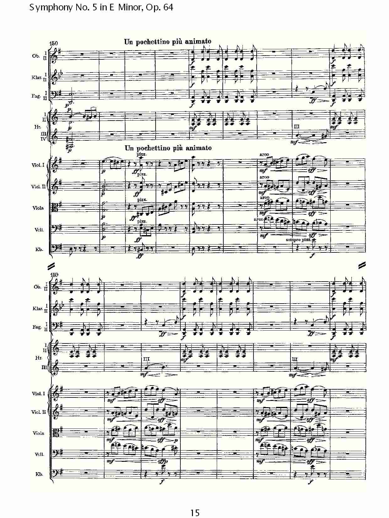 E小调第五交响曲,  Op.64第一乐章（三）