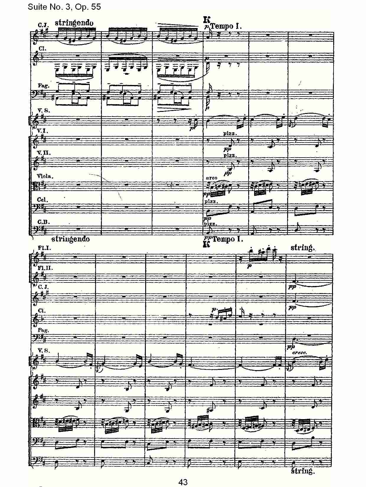 Suite No. 3, Op.55  第三套曲,Op.55第四乐章第一部（九）