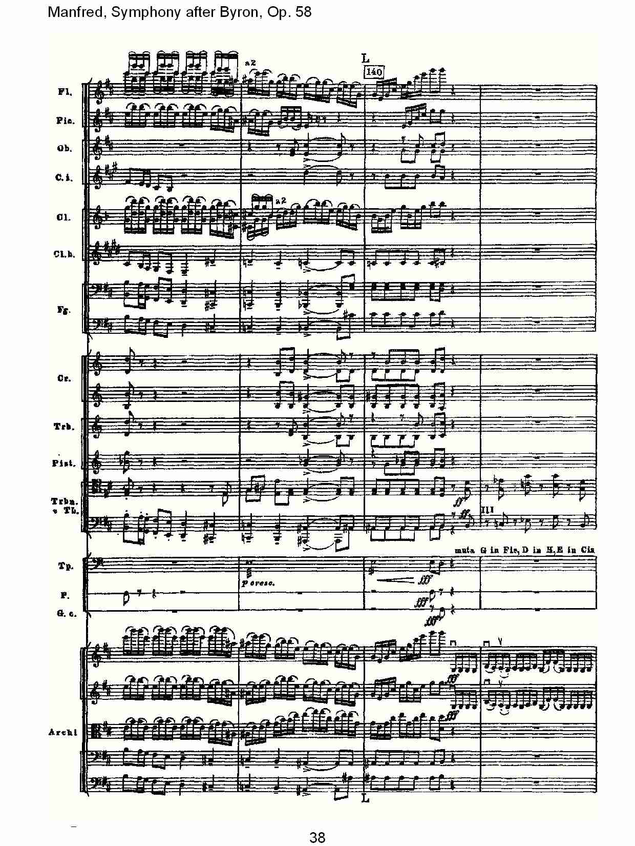 Manfred, Symphony after Byron, Op.58第四乐章第一部（八）