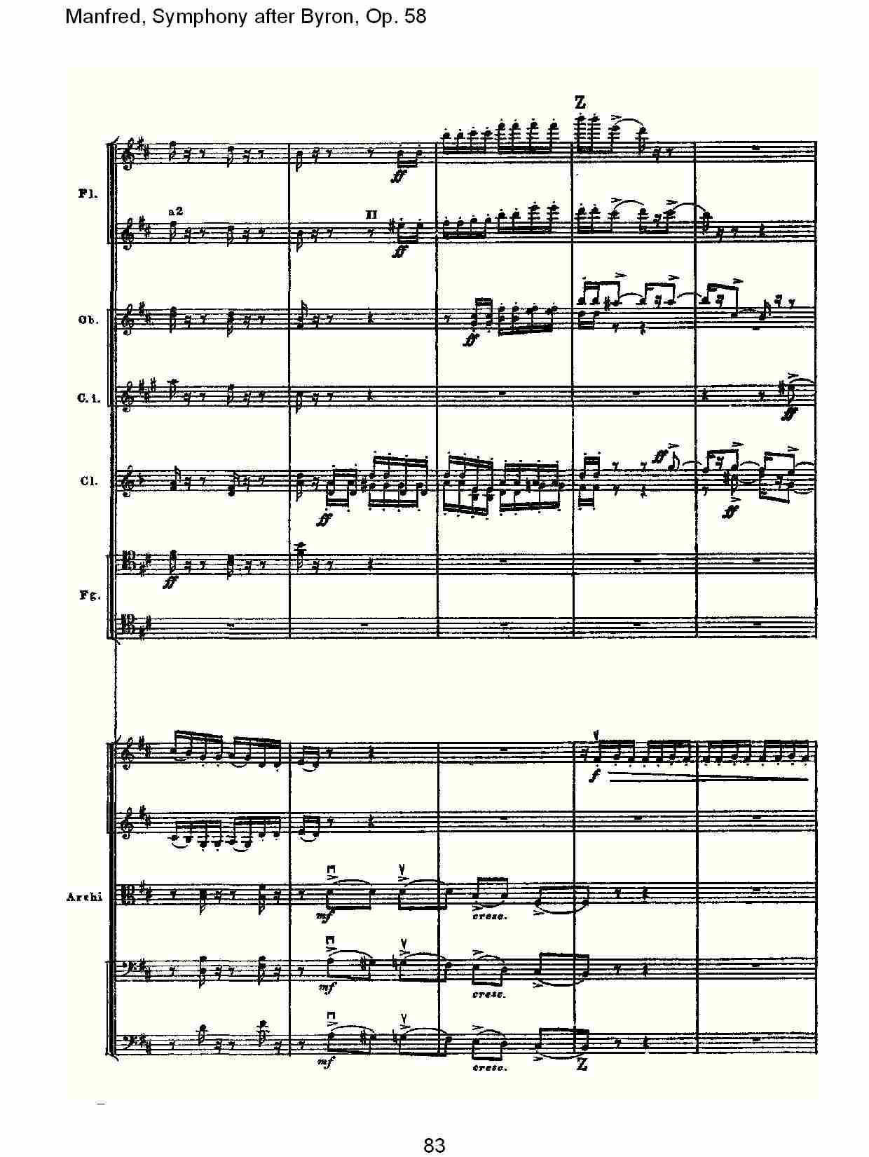 Manfred, Symphony after Byron, Op.58第二乐章（十七）