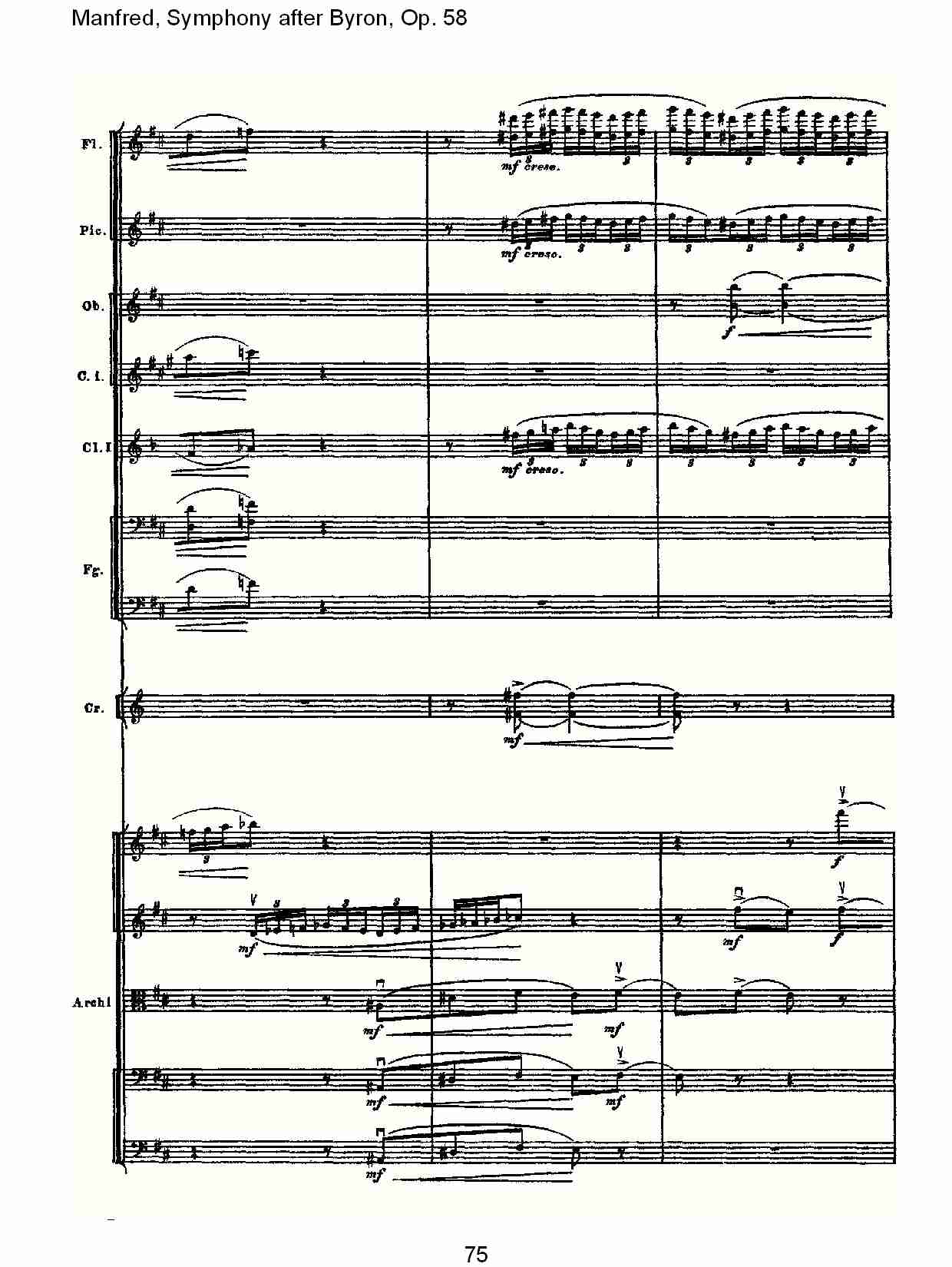 Manfred, Symphony after Byron, Op.58第二乐章（十五）