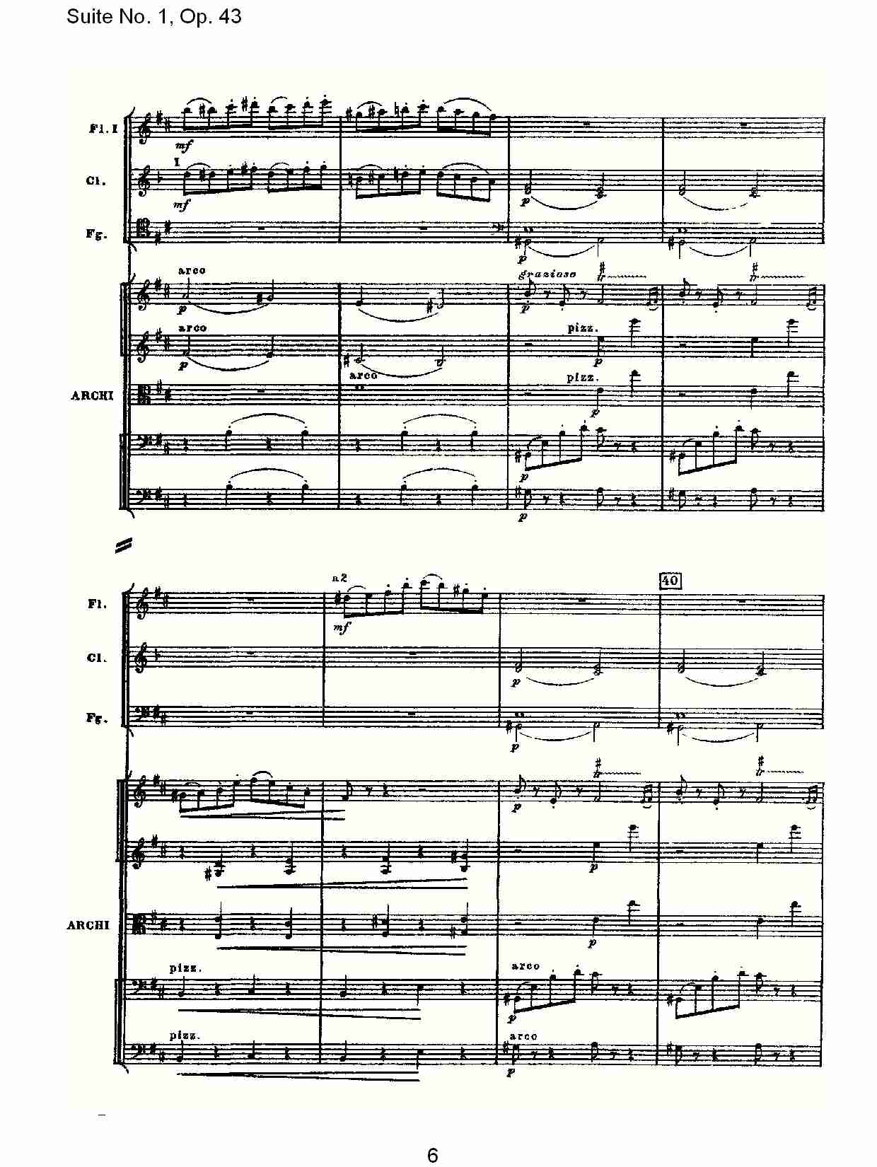 Suite No.1, Op.43   第一套曲,Op.43第六乐章（二）