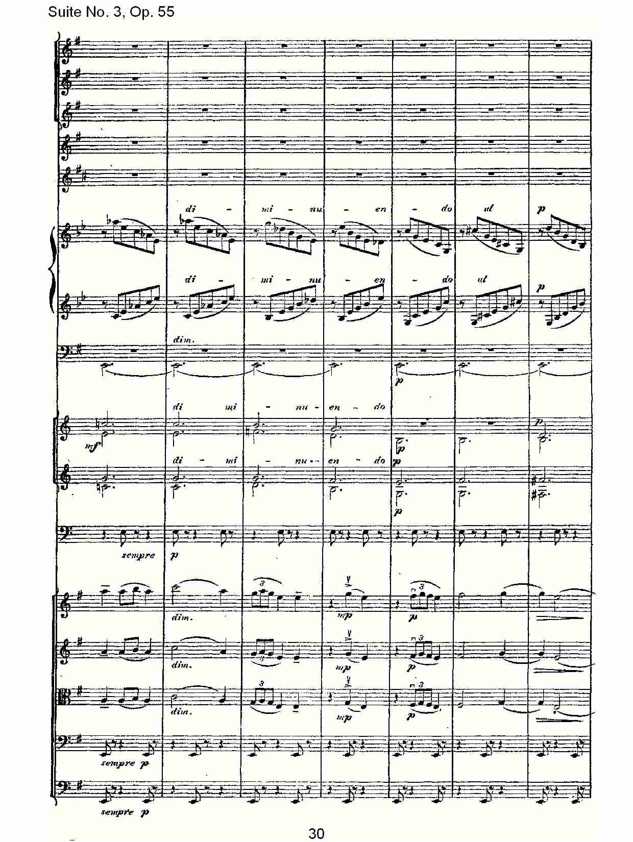 Suite No. 3, Op.55  第三套曲,Op.55第二乐章（六）