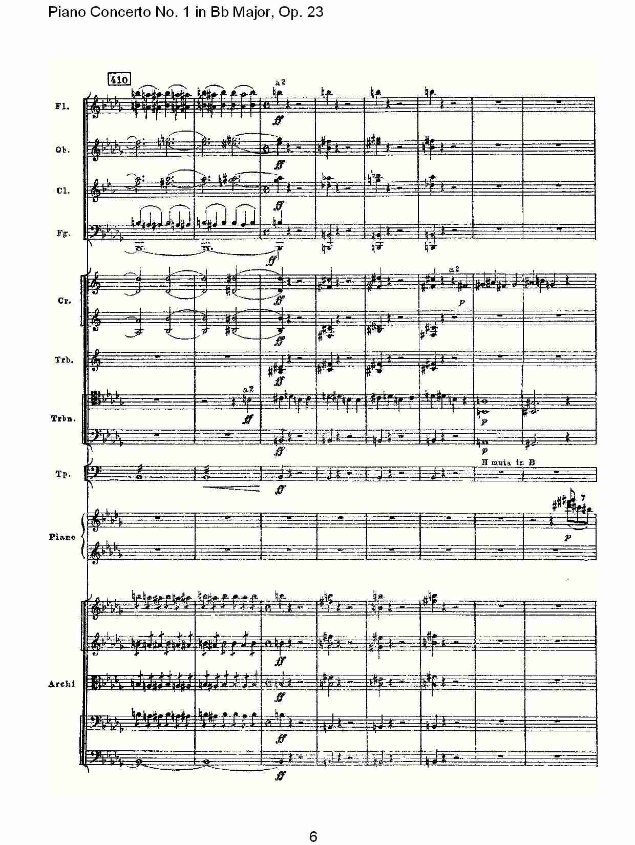Bb大调第一钢琴协奏曲,Op.23第一乐章第二部（二）