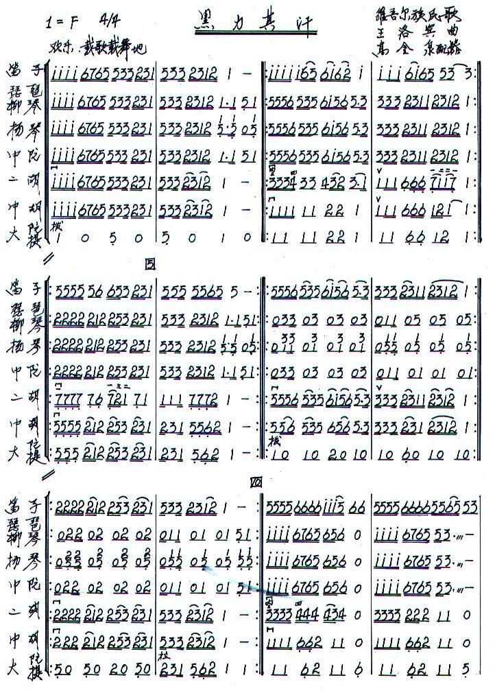 黑力其汗(民乐合奏)