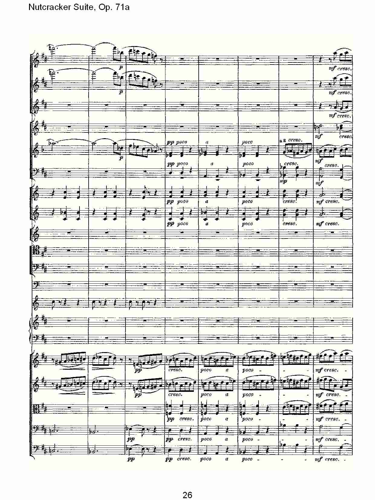 Nutcracker Suite, Op.71a   胡桃铗套曲，Op.71a第八乐章（六）