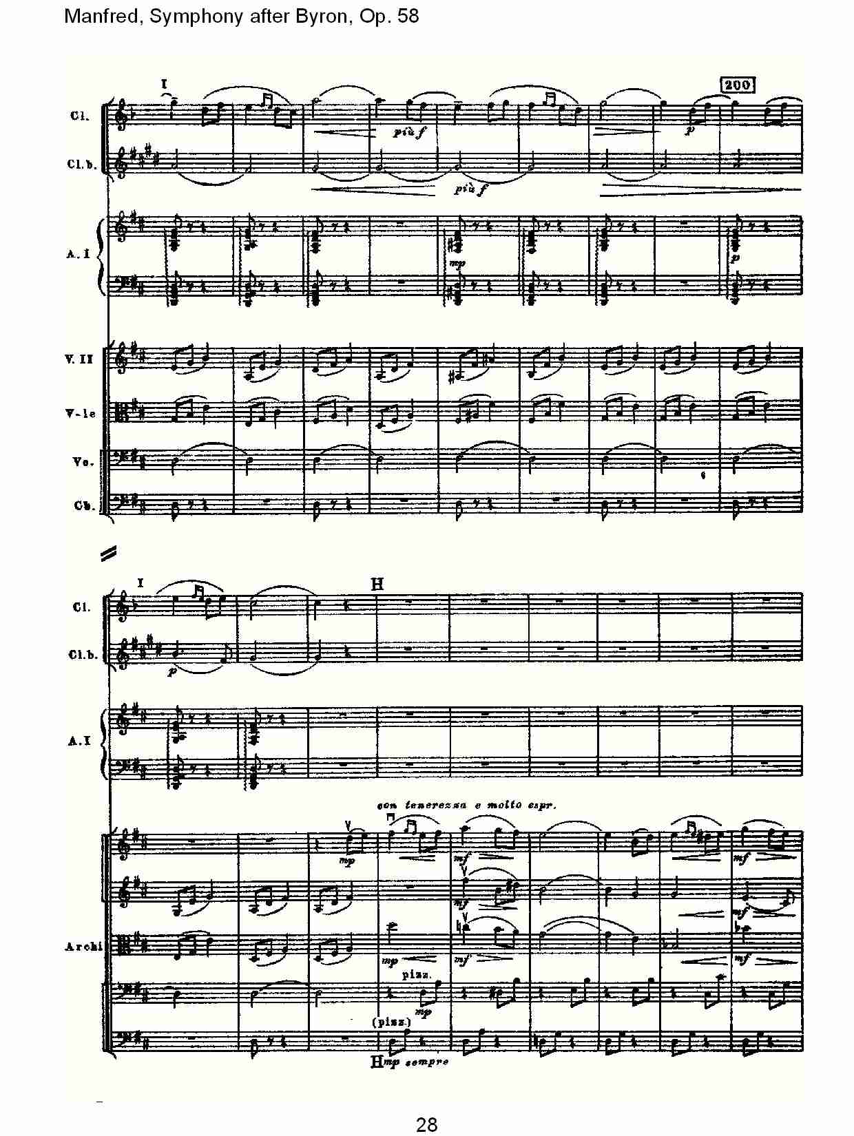 Manfred, Symphony after Byron, Op.58第二乐章（六）