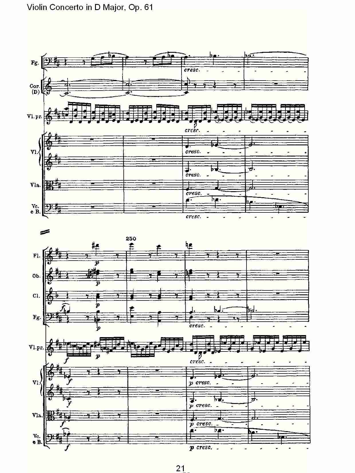 D大调小提琴协奏曲 Op.61第三乐章(三)