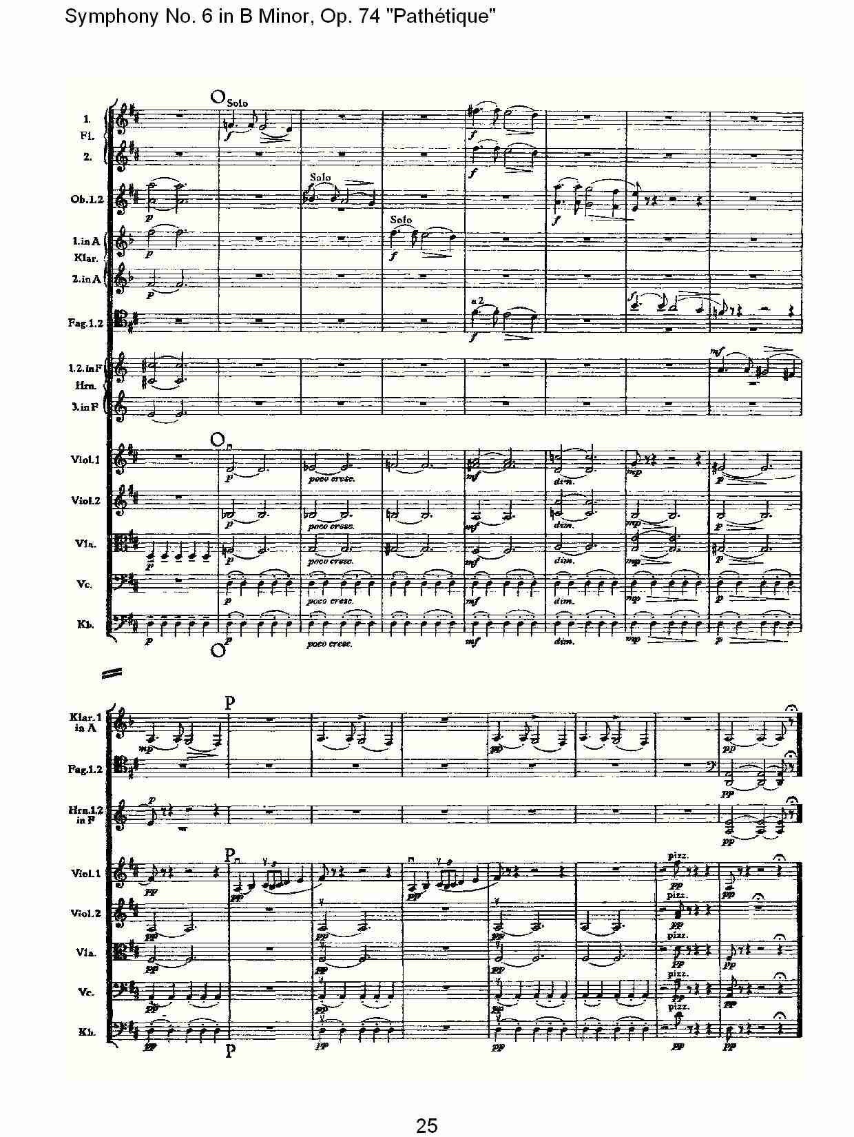 B小调第六交响曲,Op.74