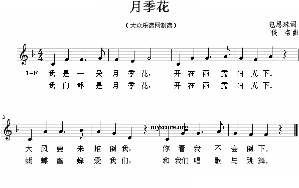月季花