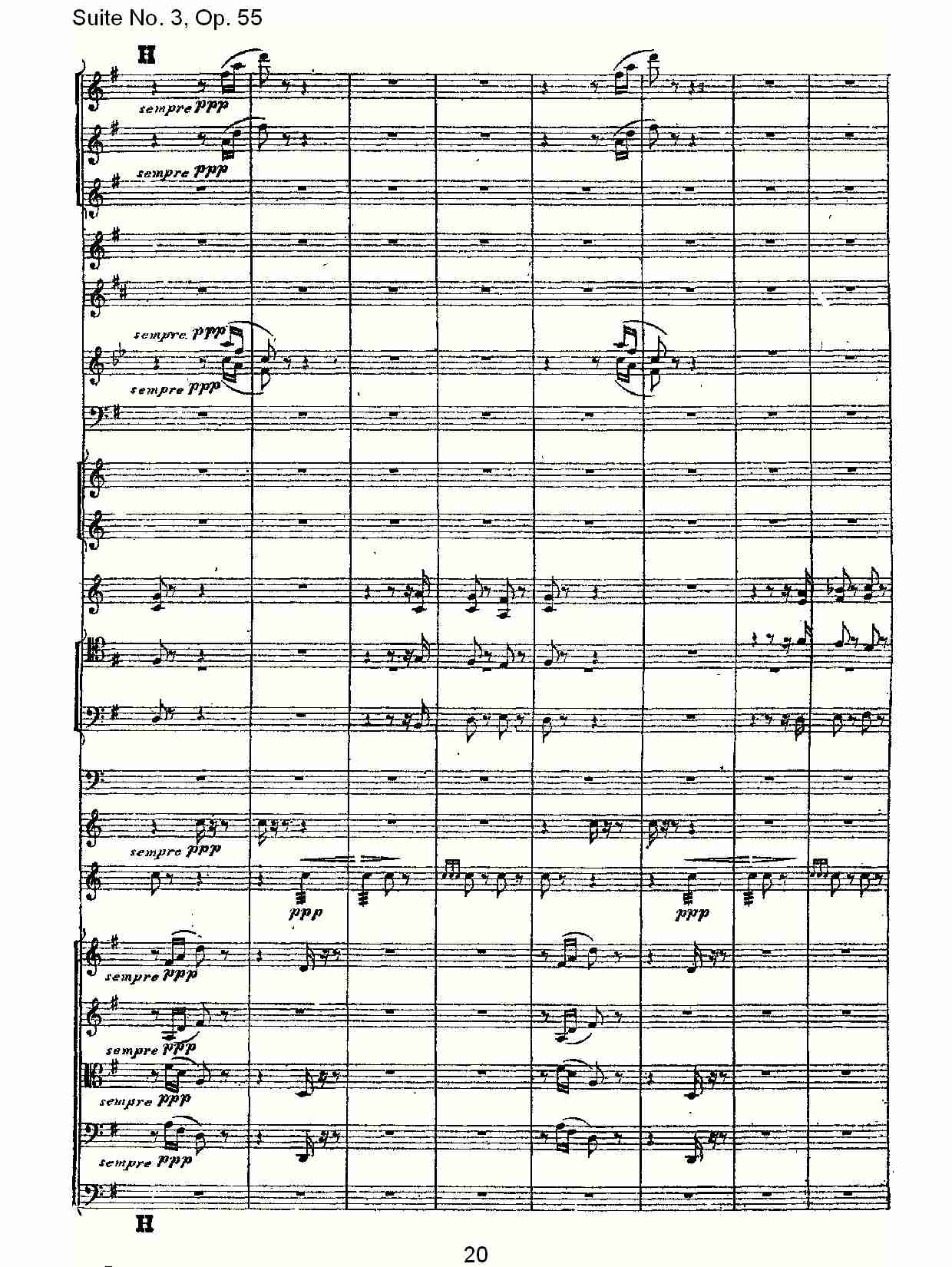 Suite No. 3, Op.55  第三套曲,Op.55第三乐章（四）