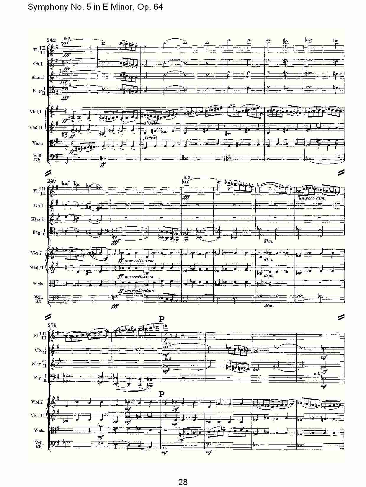 E小调第五交响曲,  Op.64第四乐章（六）