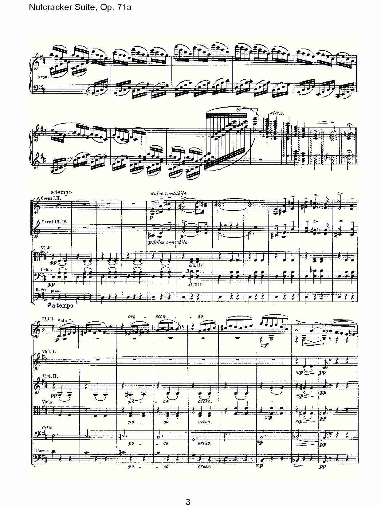 Nutcracker Suite, Op.71a   胡桃铗套曲，Op.71a第八乐章（一）