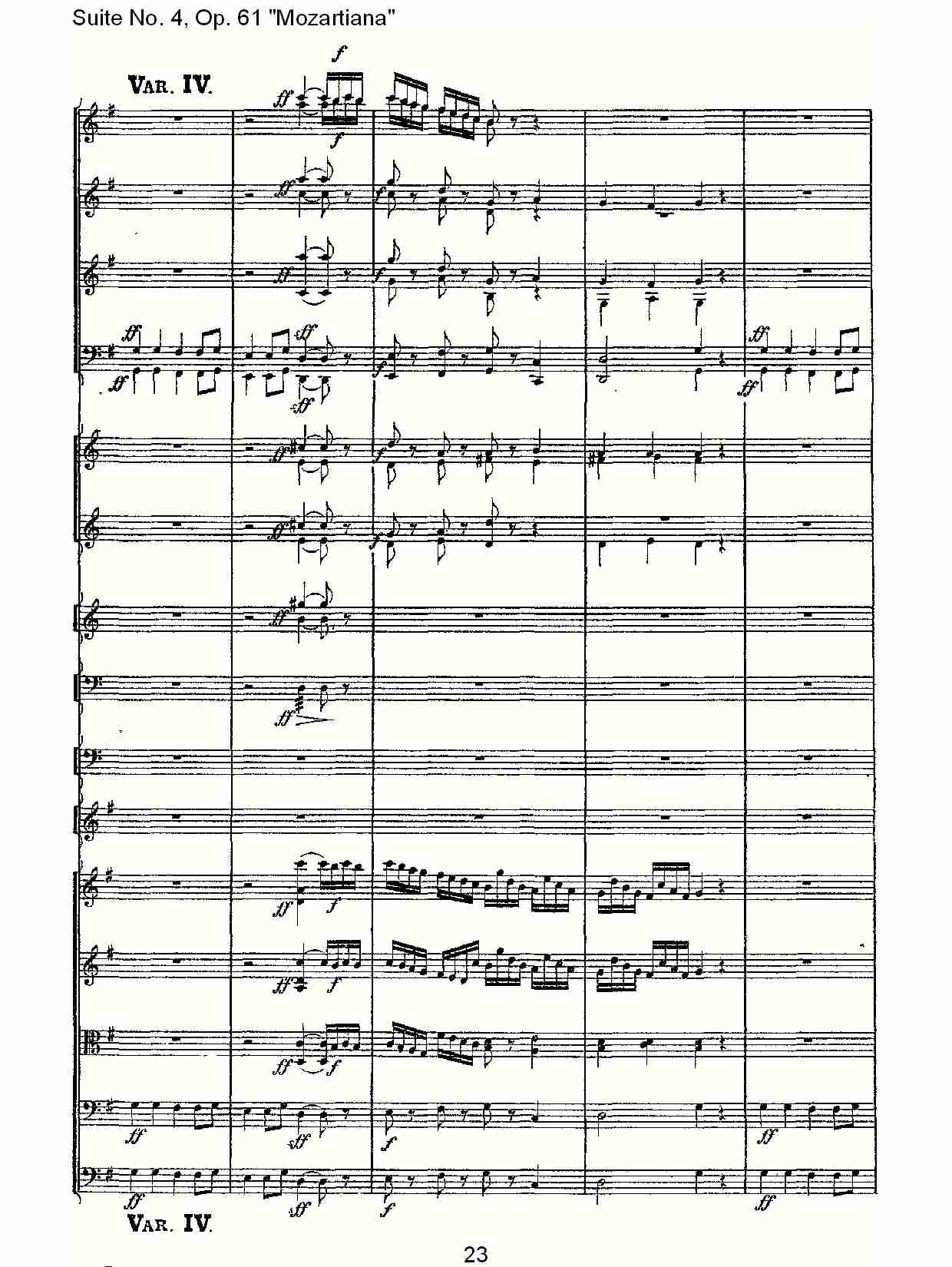 Suite No. 4, Op.61 