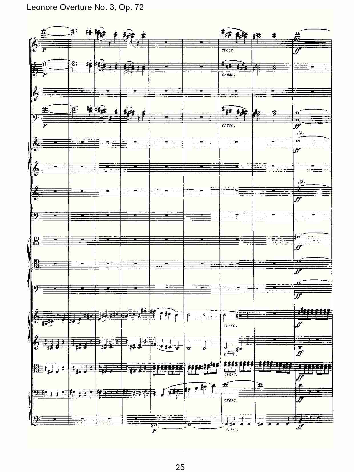 Leonore Overture No. 3, Op. 72　（三）