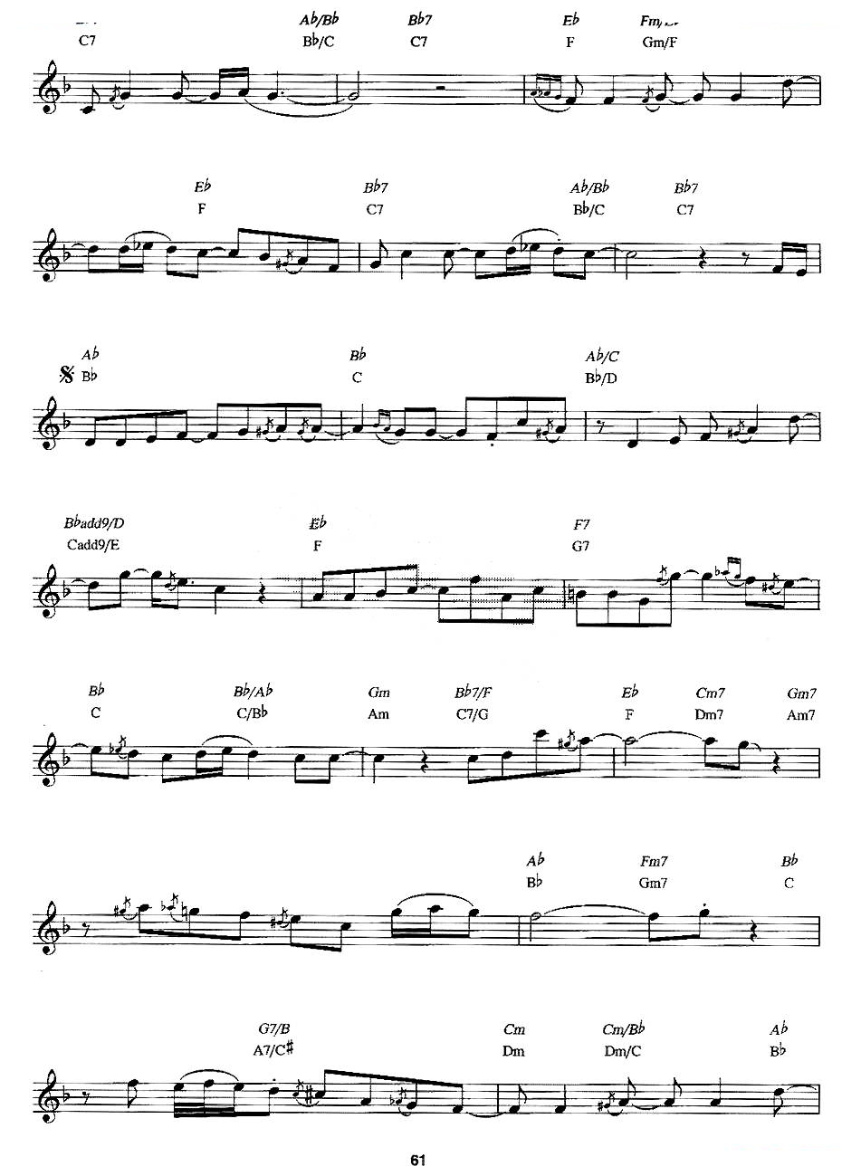 Lullaby for a Rainy Night萨克斯/
