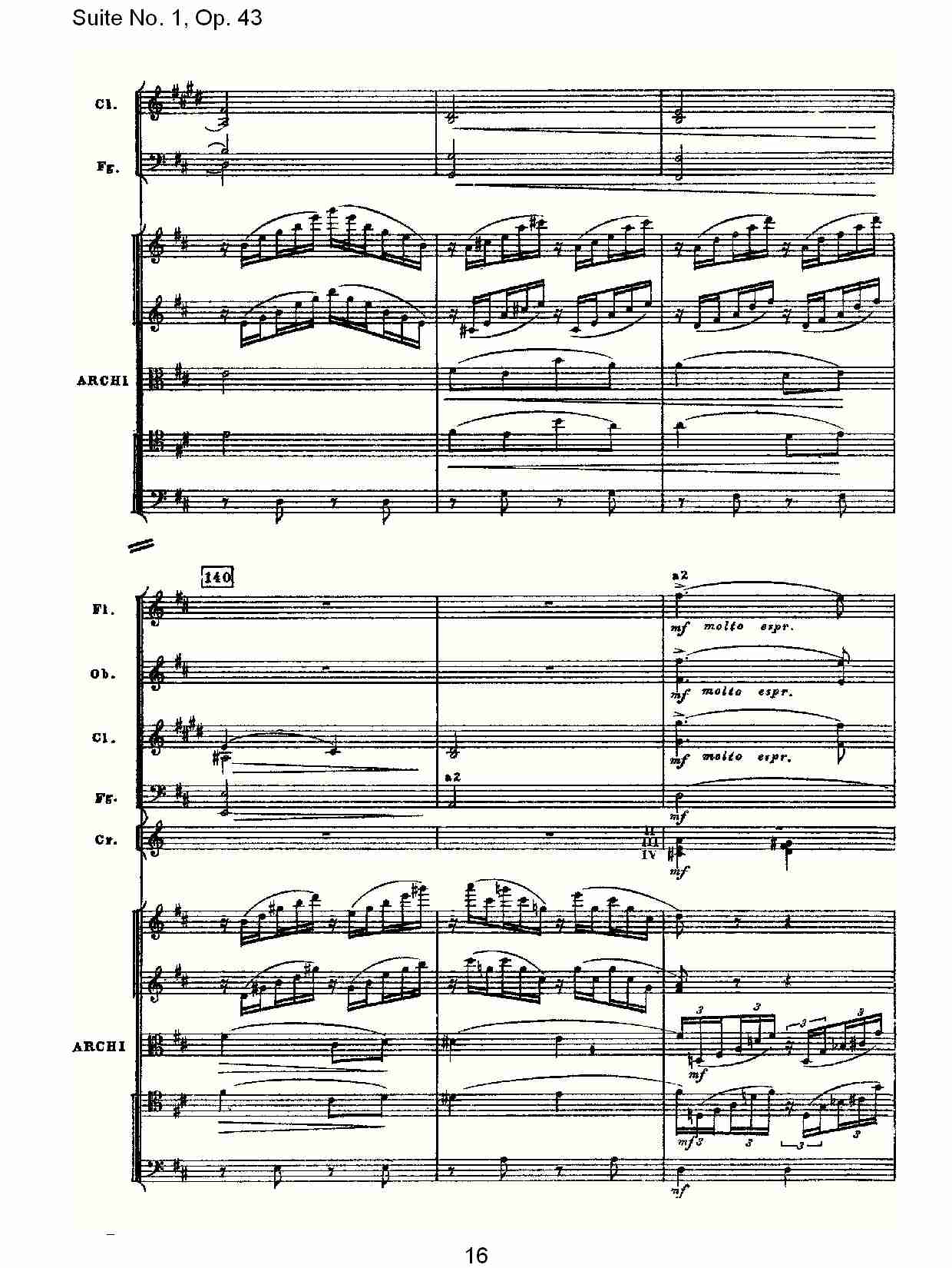 Suite No.1, Op.43   第一套曲,Op.43第三乐章（四）