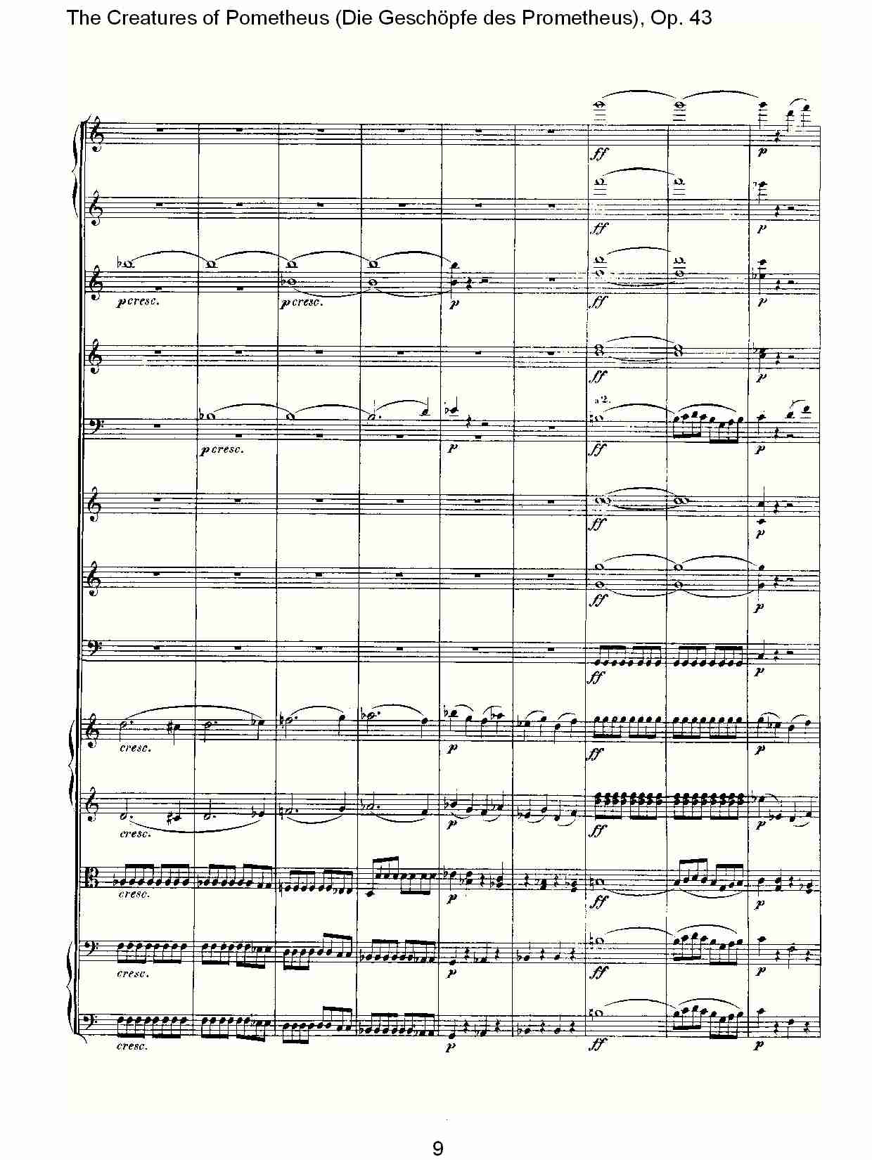 The Creatures of Pometheus Op.43（一）