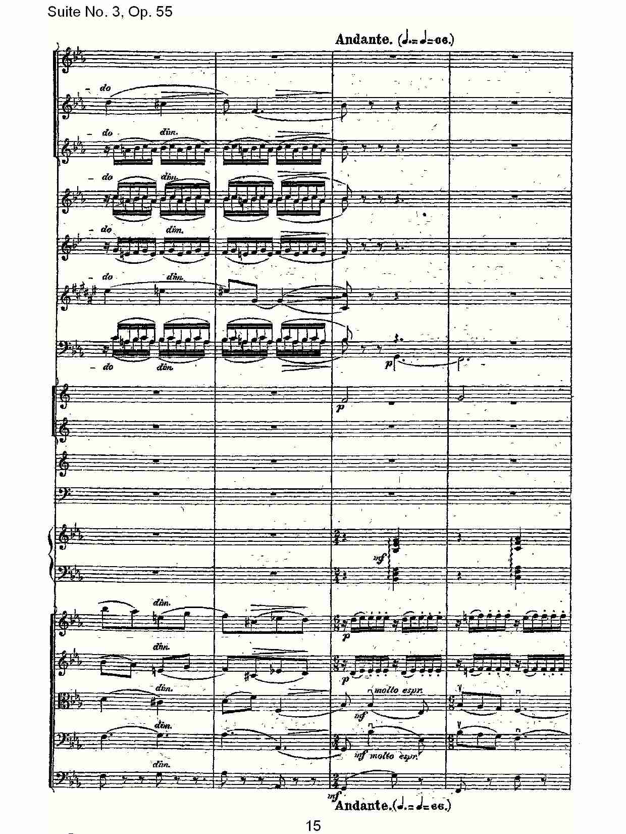 Suite No. 3, Op.55  第三套曲,Op.55第一乐章（三）