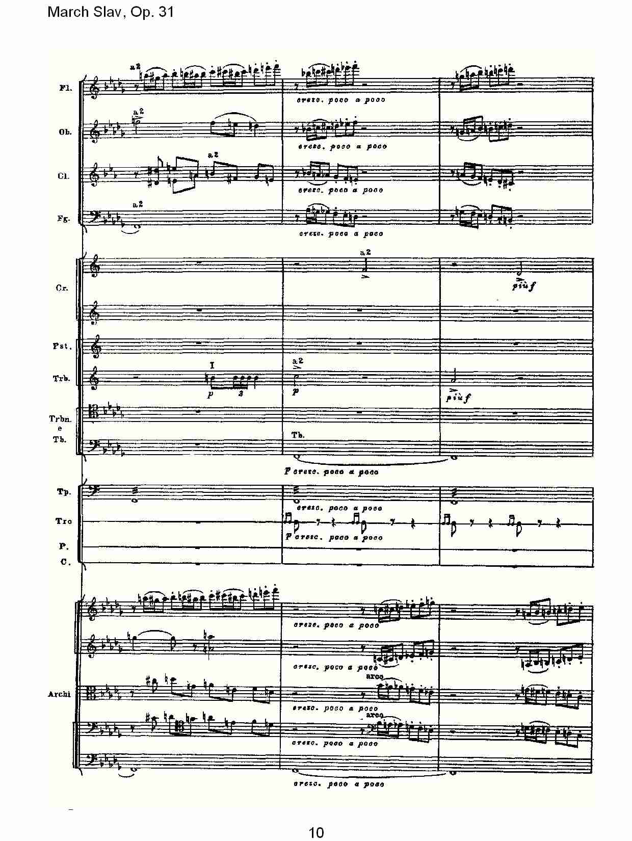 March Slav, Op.31   斯拉夫进行曲，Op.31（二）