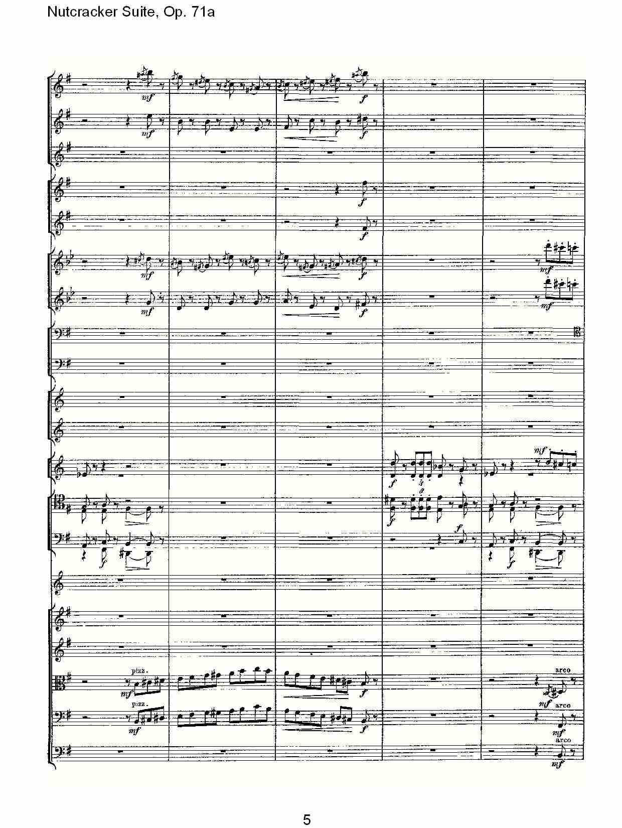 Nutcracker Suite, Op.71a   胡桃铗套曲，Op.71a第二乐章（一）