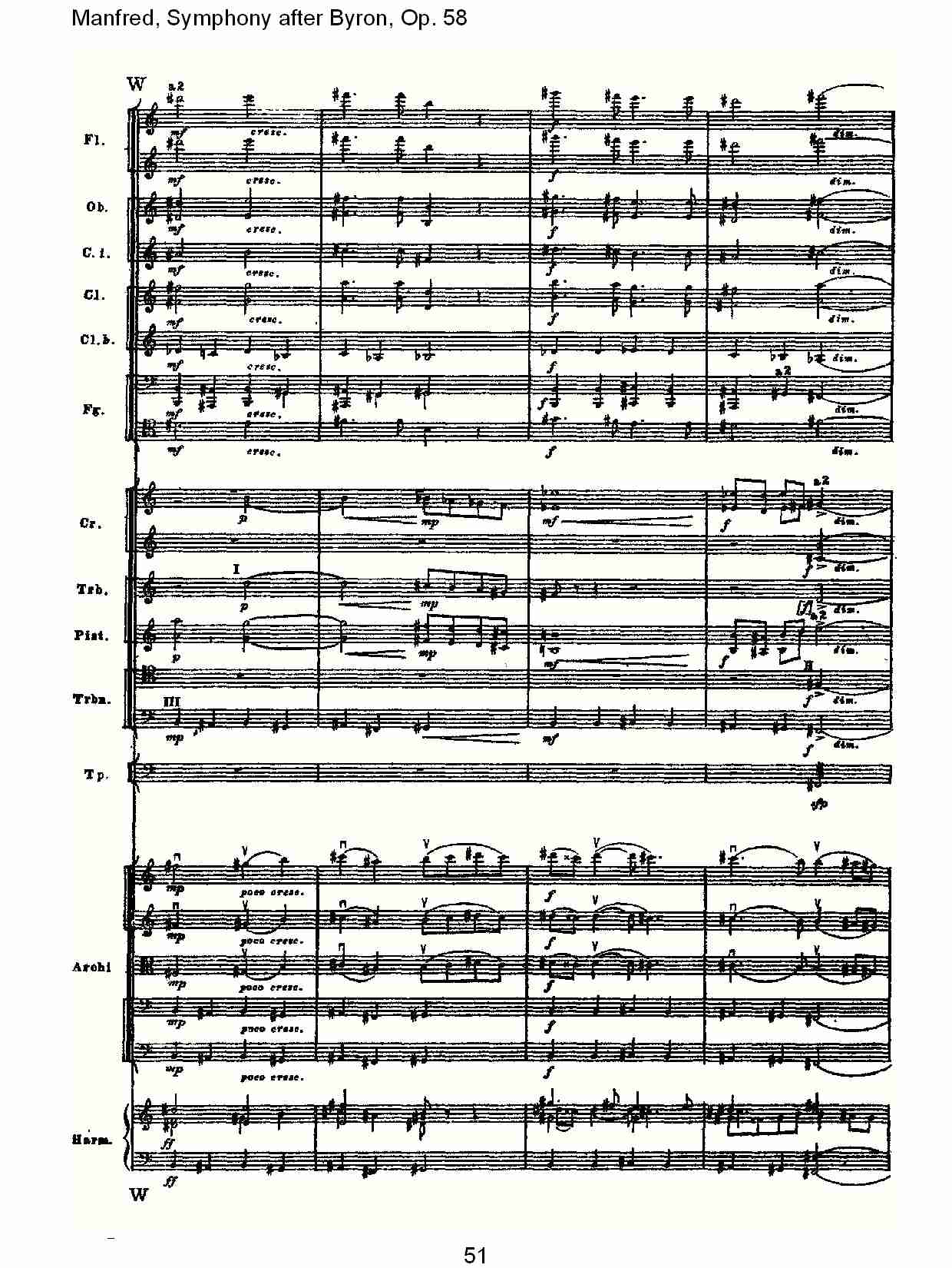 Manfred, Symphony after Byron, Op.58第四乐章第二部（十一）
