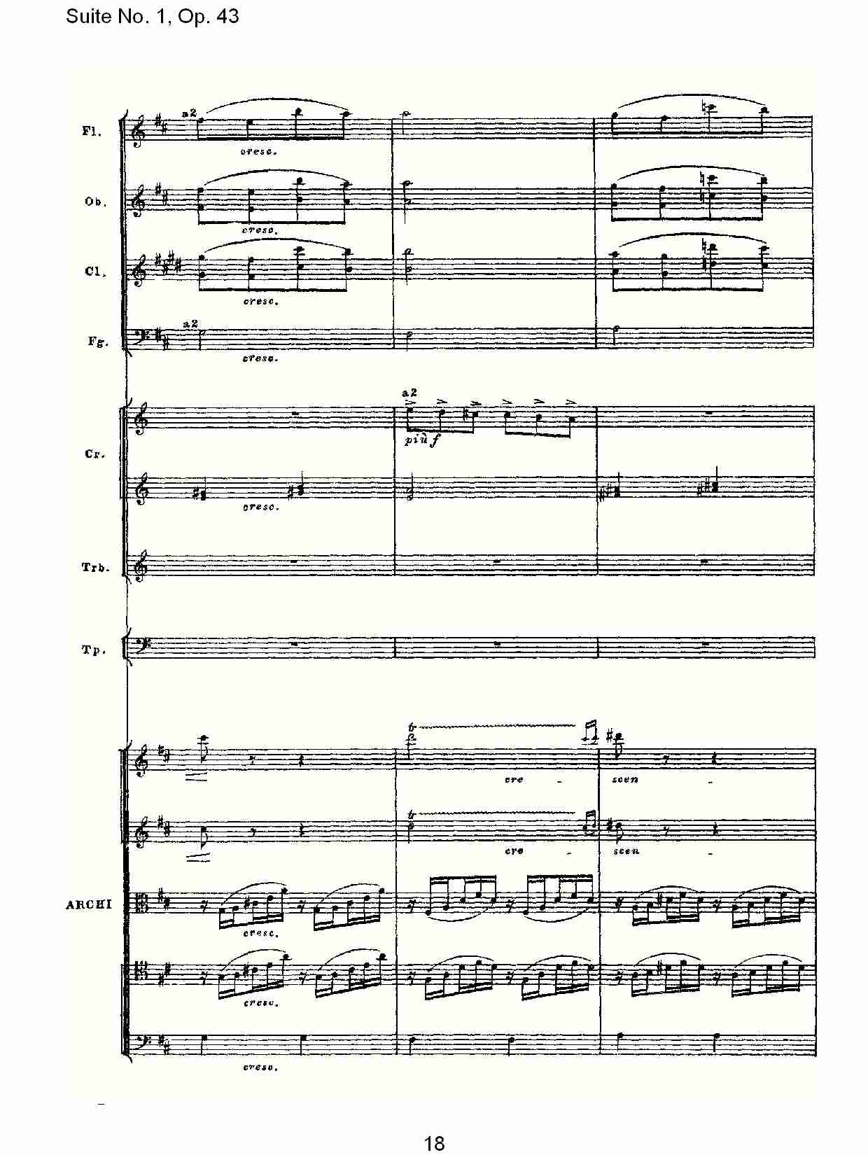 Suite No.1, Op.43   第一套曲,Op.43第三乐章（四）