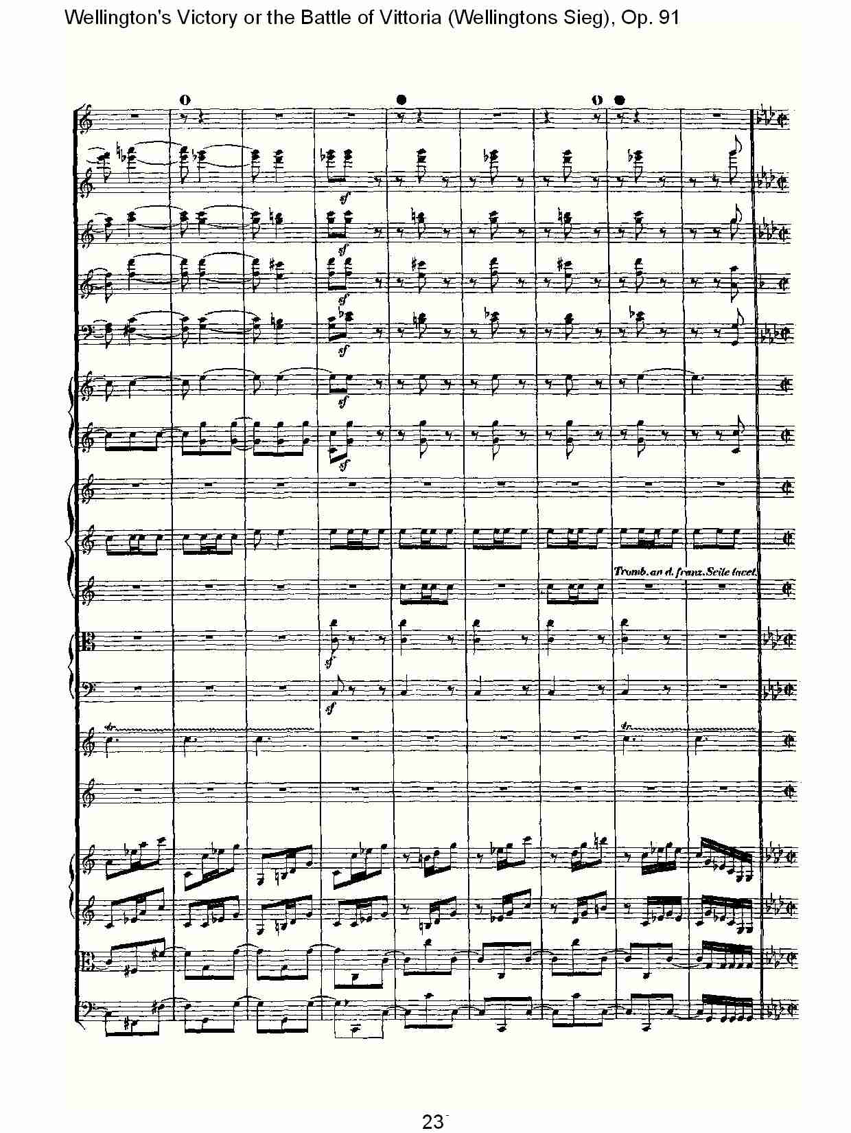 (Wellingtons Sieg), Op.91(第一乐章)(三)