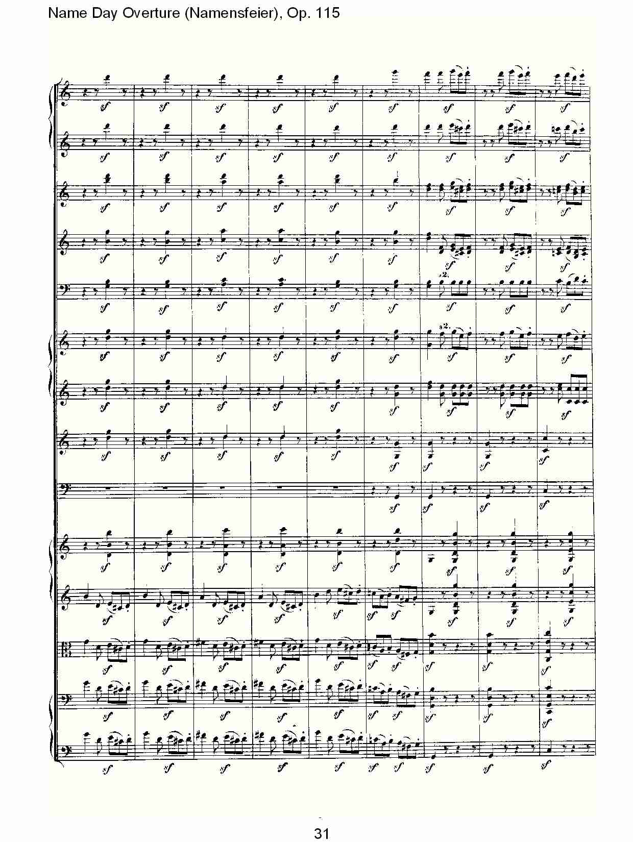 Name Day Overture (Namensfeier), Op. 115（四）