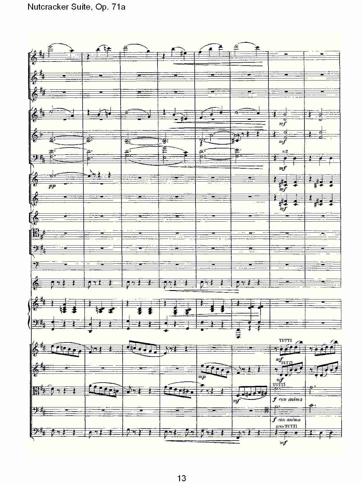 Nutcracker Suite, Op.71a   胡桃铗套曲，Op.71a第八乐章（三）