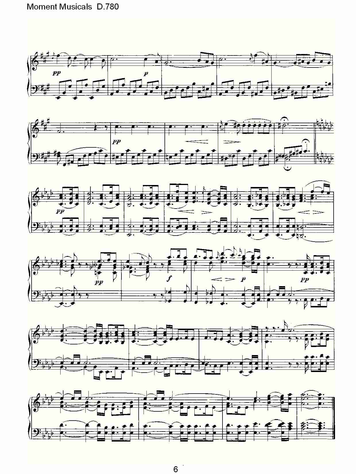 Moment Musicals D.780（二）