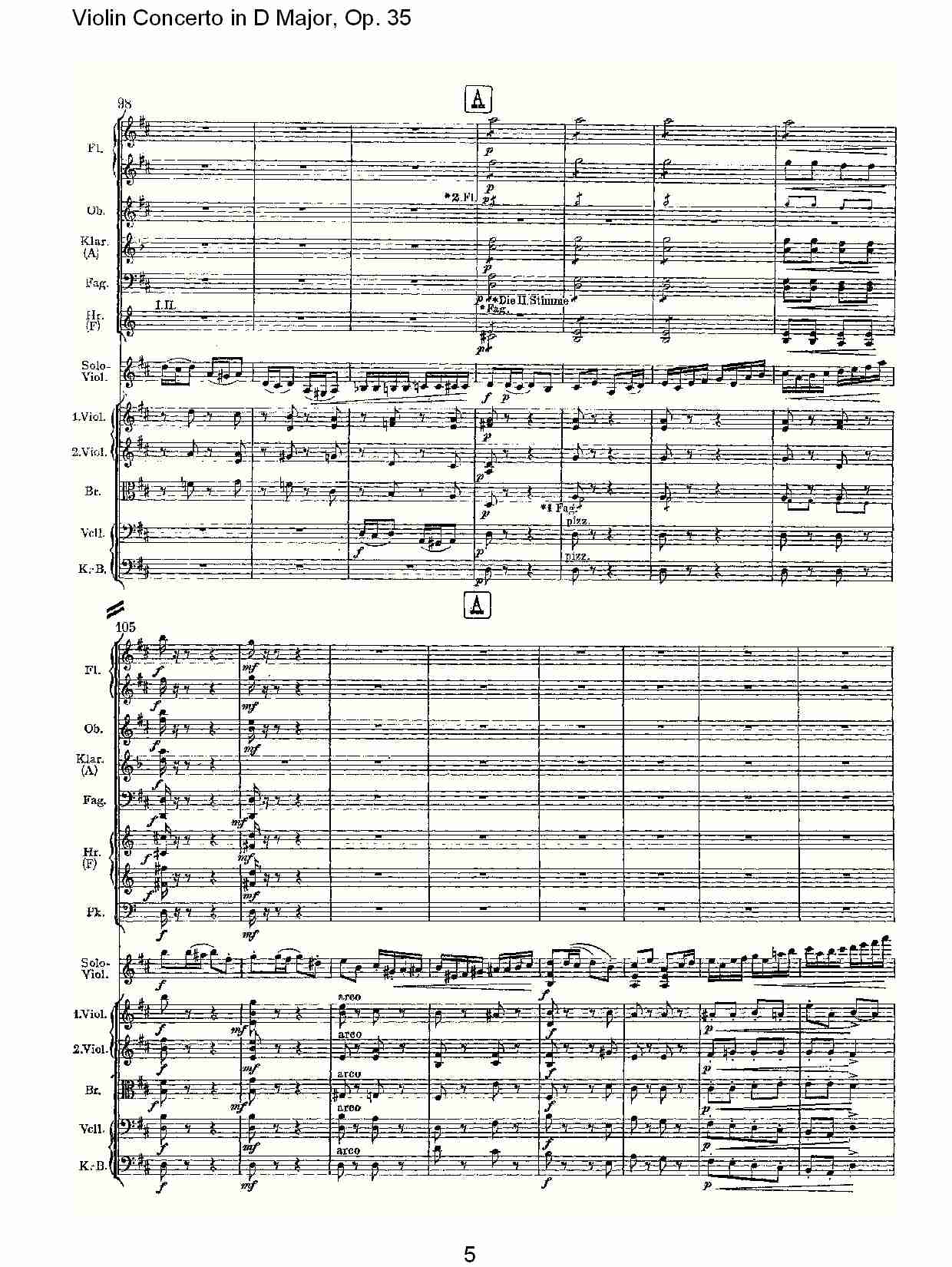 D大调小提琴协奏曲, Op.35第三乐章（一）