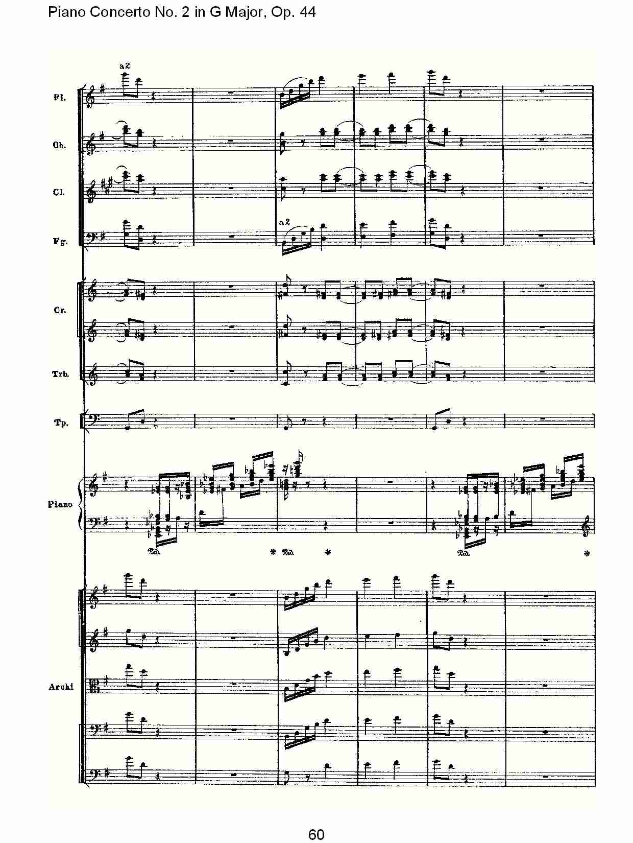 G大调第二钢琴协奏曲, Op.44第三乐章（十二）