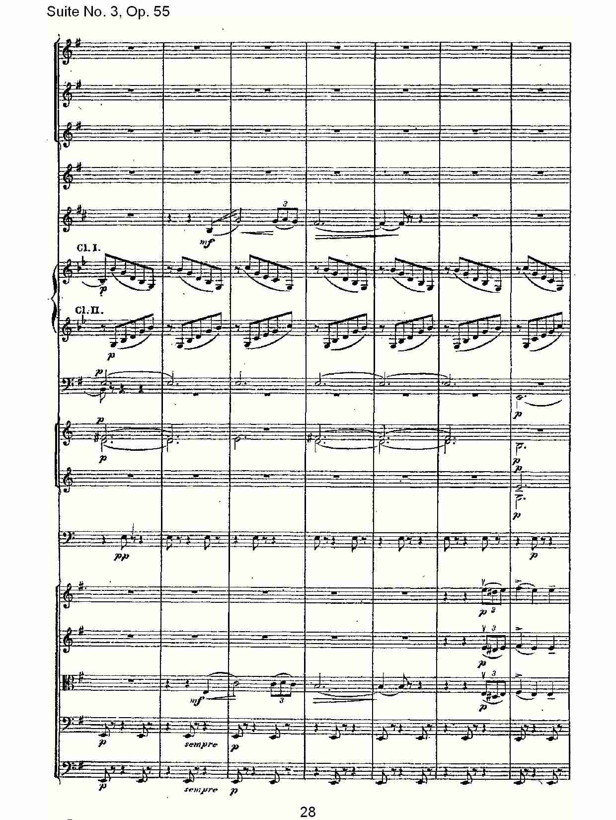 Suite No. 3, Op.55  第三套曲,Op.55第二乐章（六）
