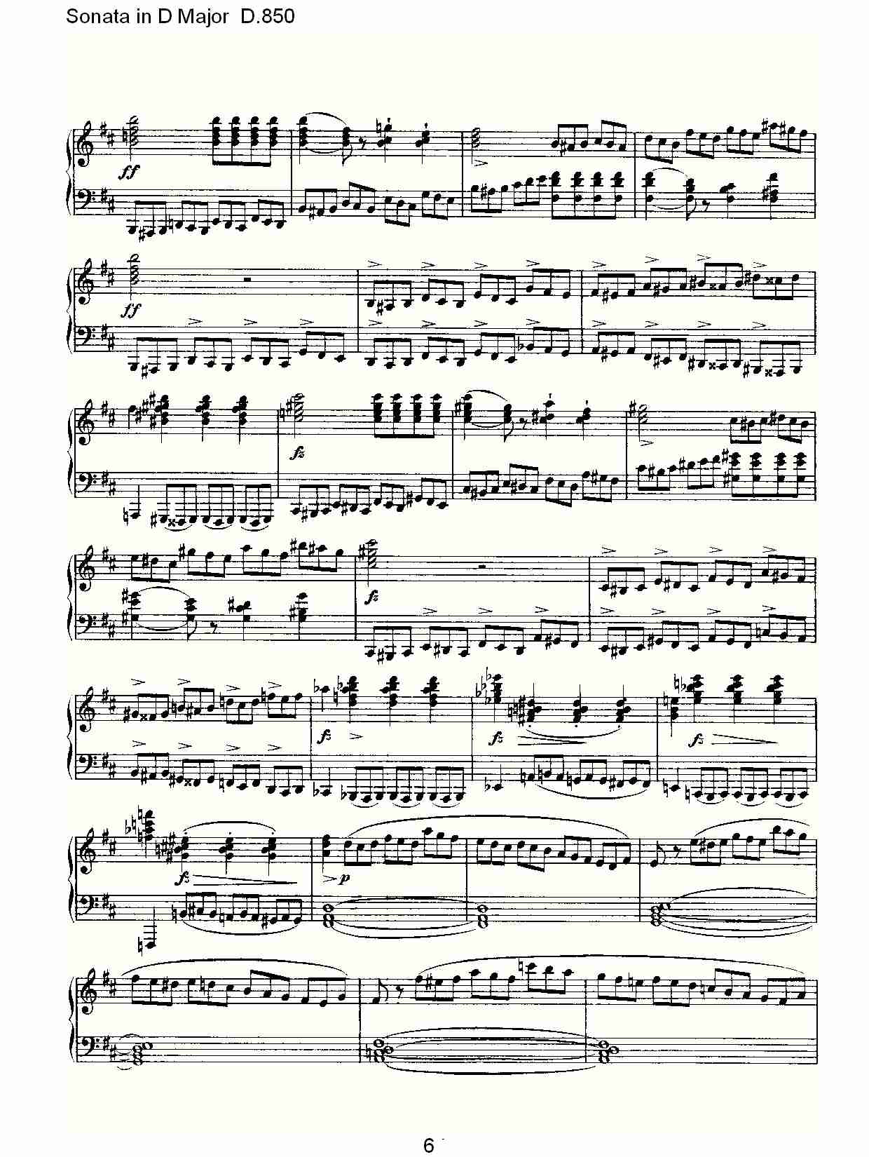 Sonata in D Major D.850   D大调奏鸣曲D.850（二）